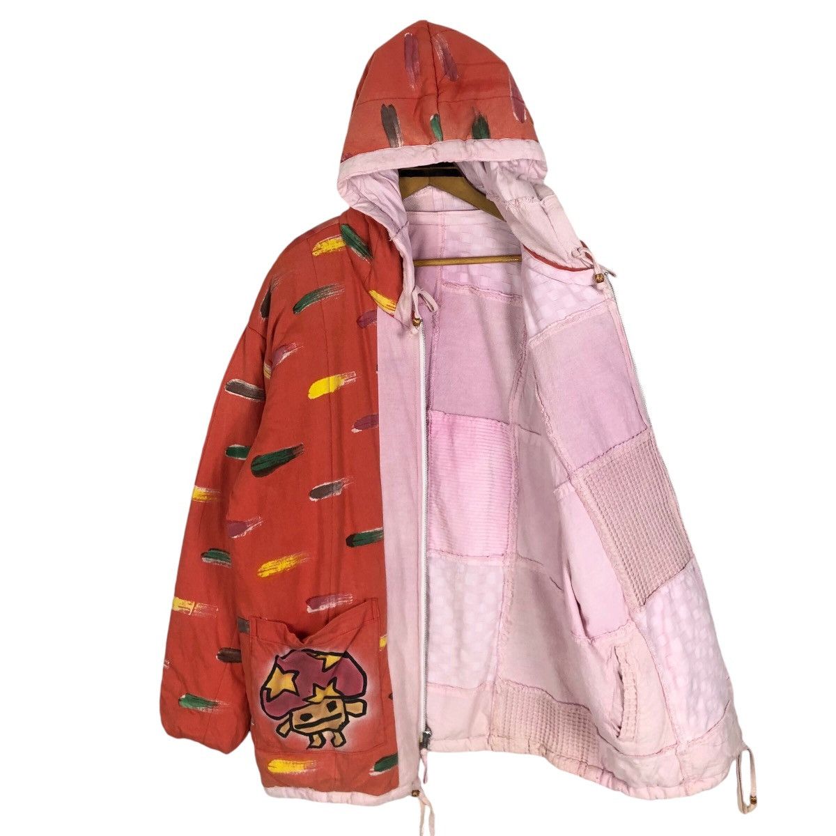 Japanese Brand × Vintage Vintage Cactus And Mushroom Reversible Hooded Jacket Size US XL / EU 56 / 4 - 7 Thumbnail