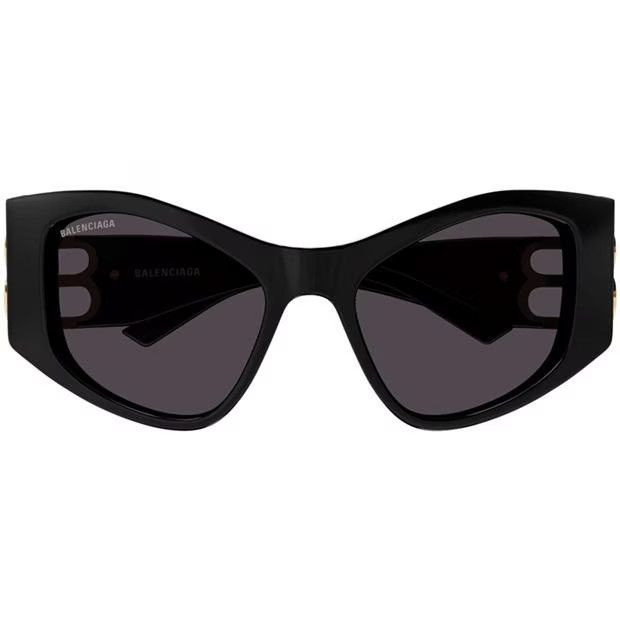 Balenciaga o1g2r1mq0924 Size: OS / Sunglasses in Black & Gold Size ONE SIZE - 1 Thumbnail