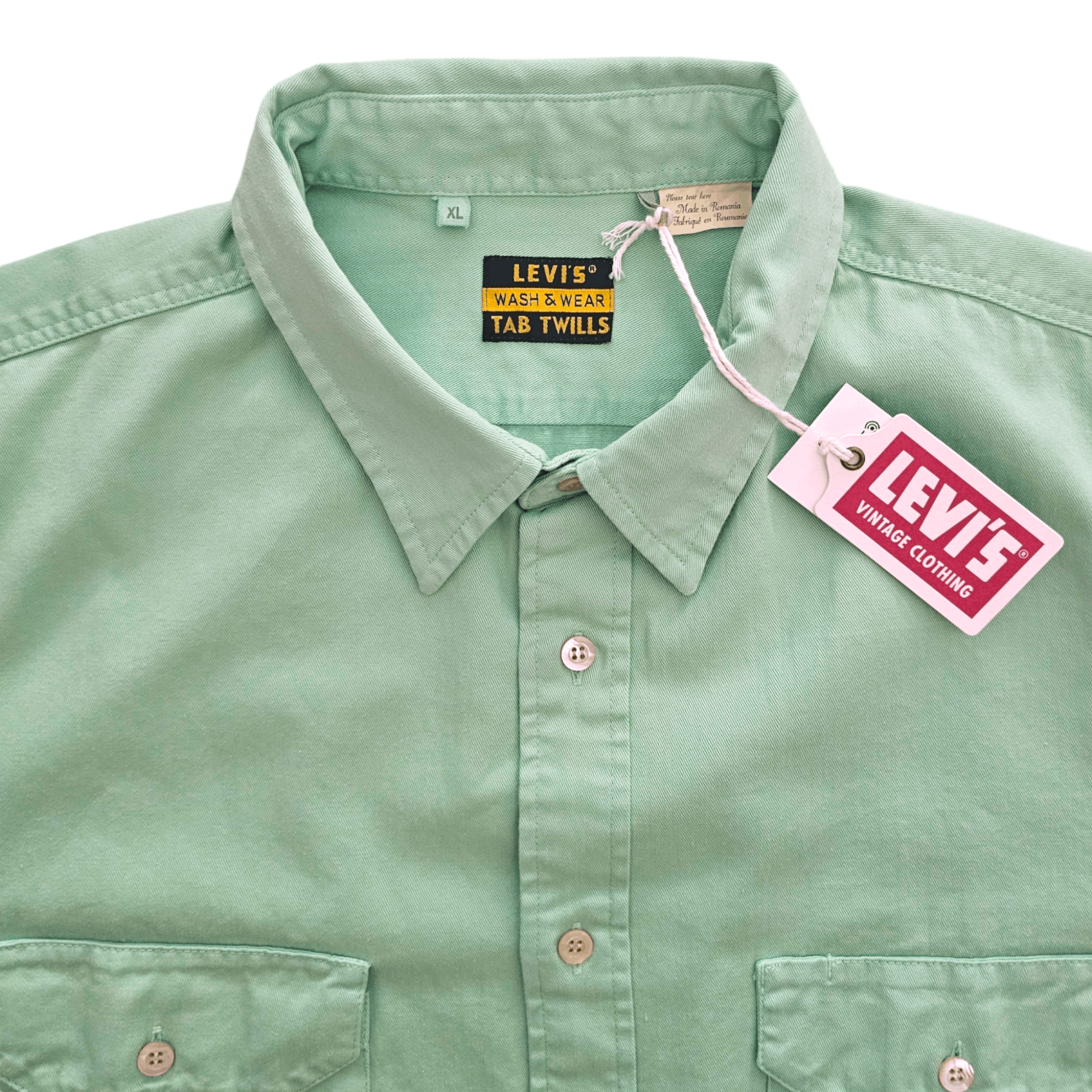 Levi's Vintage Clothing NWT LVC Levi's Vintage Clothing 1950s Tab Twills Shirt SS19 Size US XL / EU 56 / 4 - 3 Thumbnail