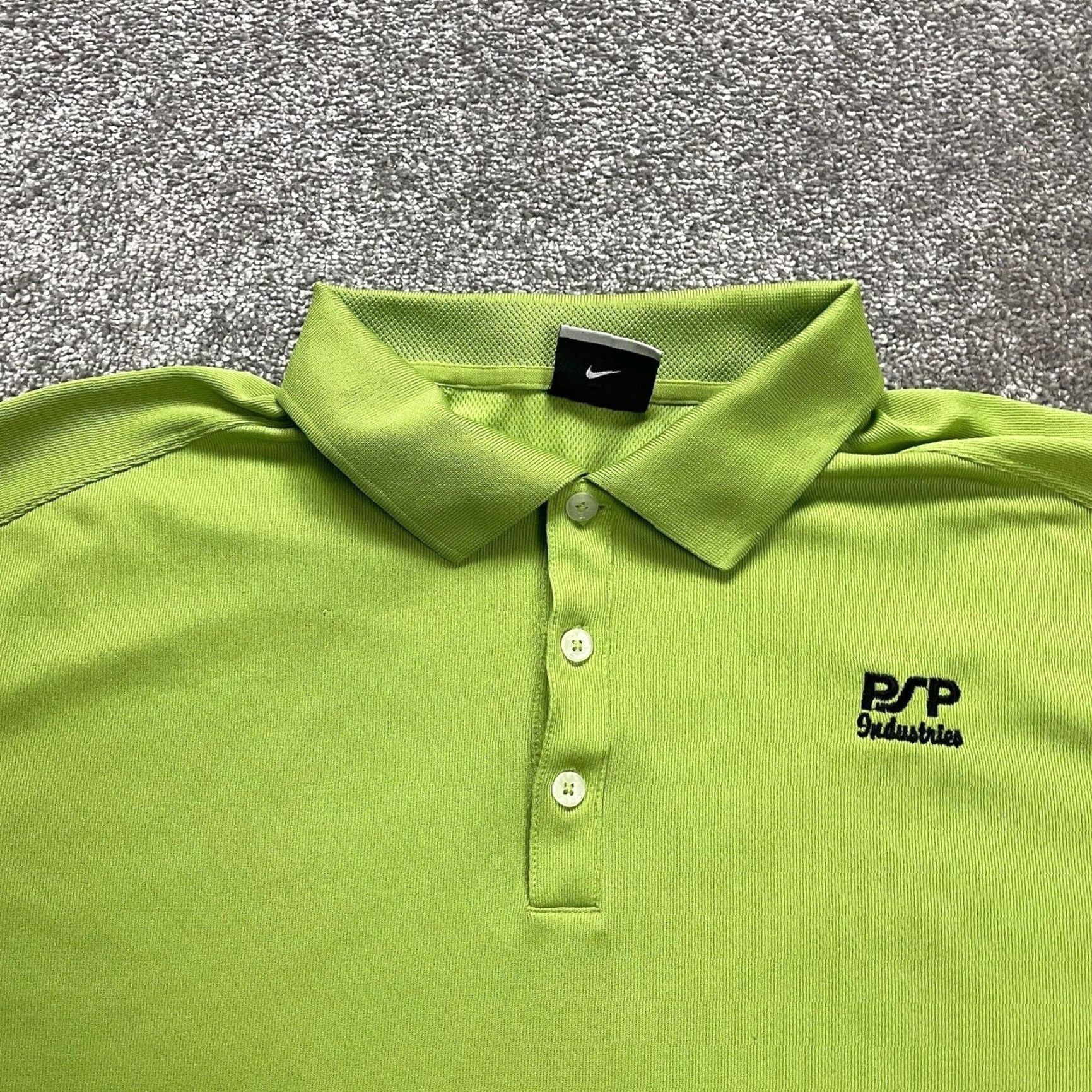 Nike VINTAGE Nike Golf Fit Dry Polo Shirt Mens 2XL Apple Green PSP Industries Outdoor Casual Size US XXL / EU 58 / 5 - 3 Thumbnail