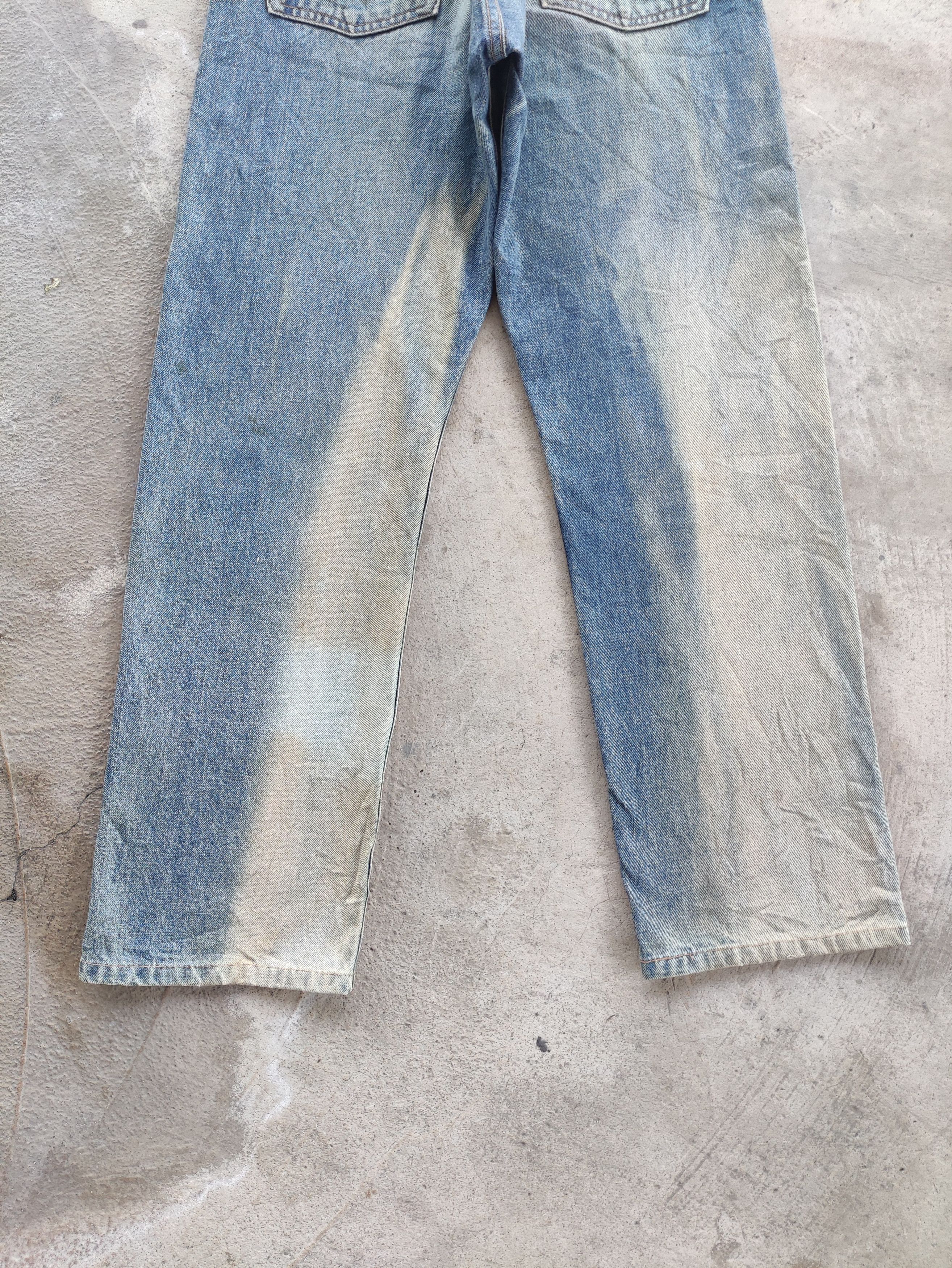 Vintage Levis 502 Jean Rusty distressed Faded Denim