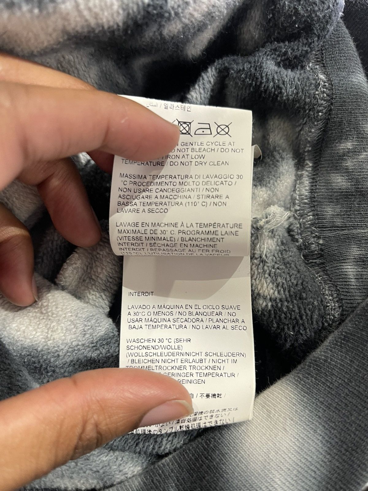 Off-White Off-White Tie Dye “Modern” Hoodie Sz S Size US S / EU 44-46 / 1 - 6 Thumbnail