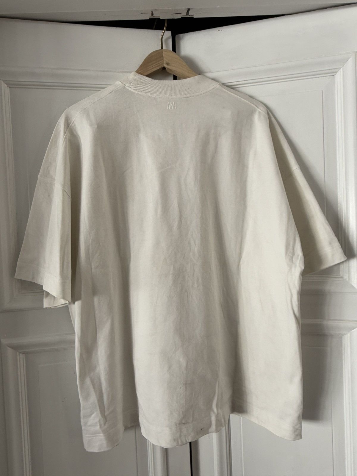AMI AMI White T-shirt Size US L / EU 52-54 / 3 - 3 Thumbnail