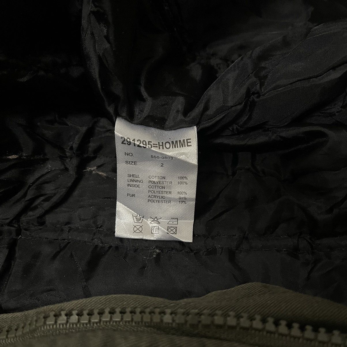 291295=Homme 291295 Homme Utility Jacket Size US M / EU 48-50 / 2 - 8 Thumbnail