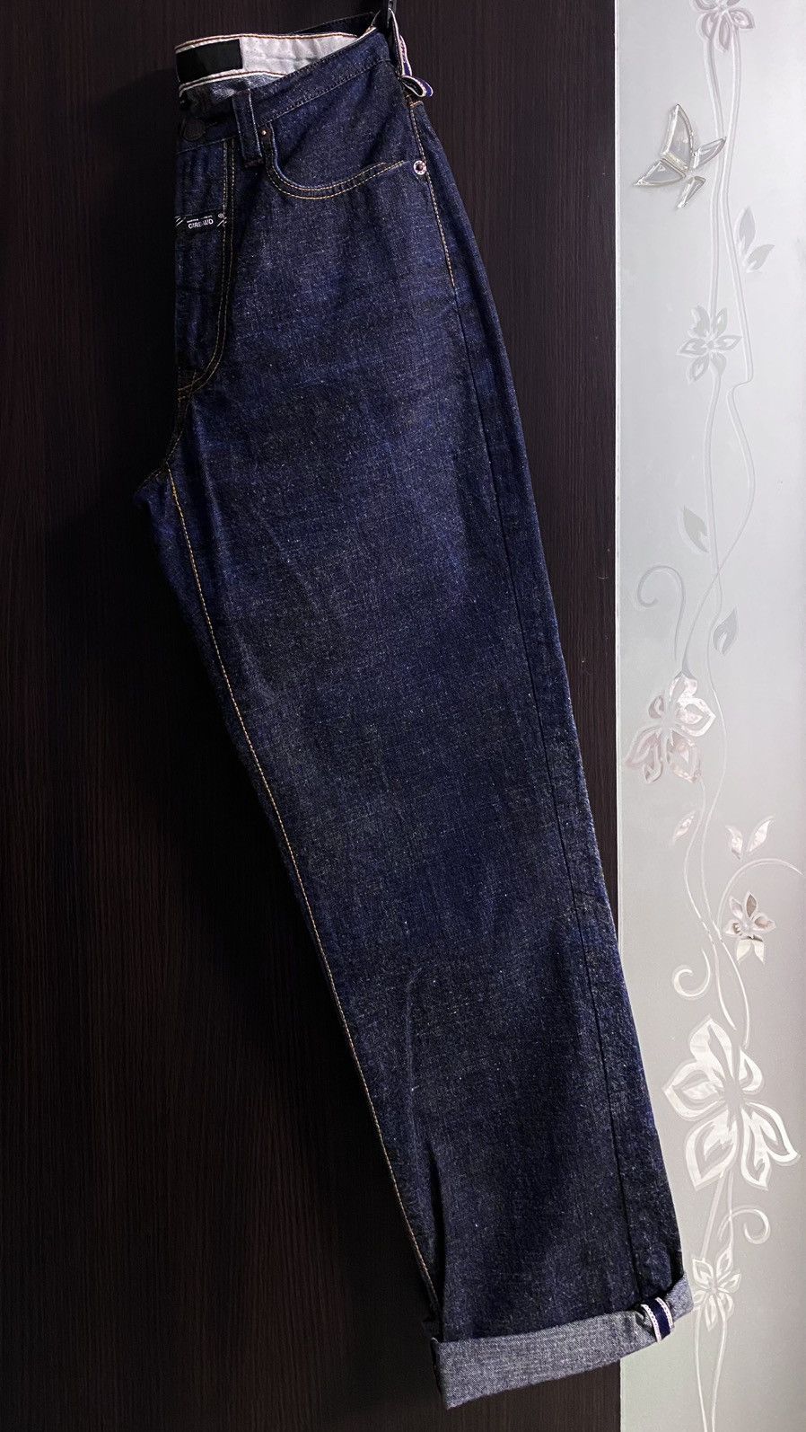Marithe + Francois Girbaud Marithé + Francois Girbaud M+FG Navy Selvedge Denim Jeans Size 27" / US 4 / IT 40 - 3 Thumbnail