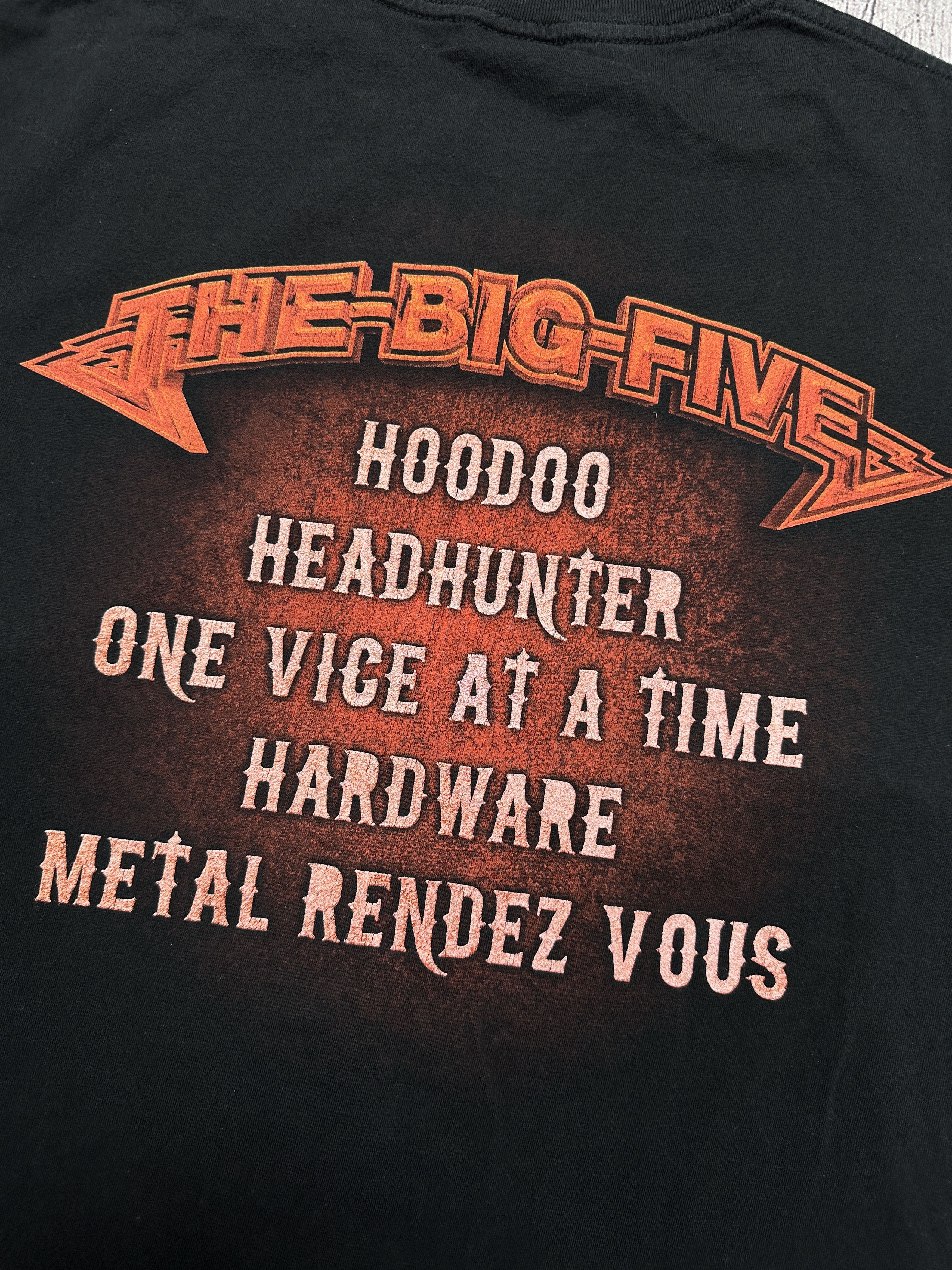 Band Tees × Vintage Krokus The Big Five European Tour Vintage Mens T-Shirt Size US XL / EU 56 / 4 - 7 Thumbnail