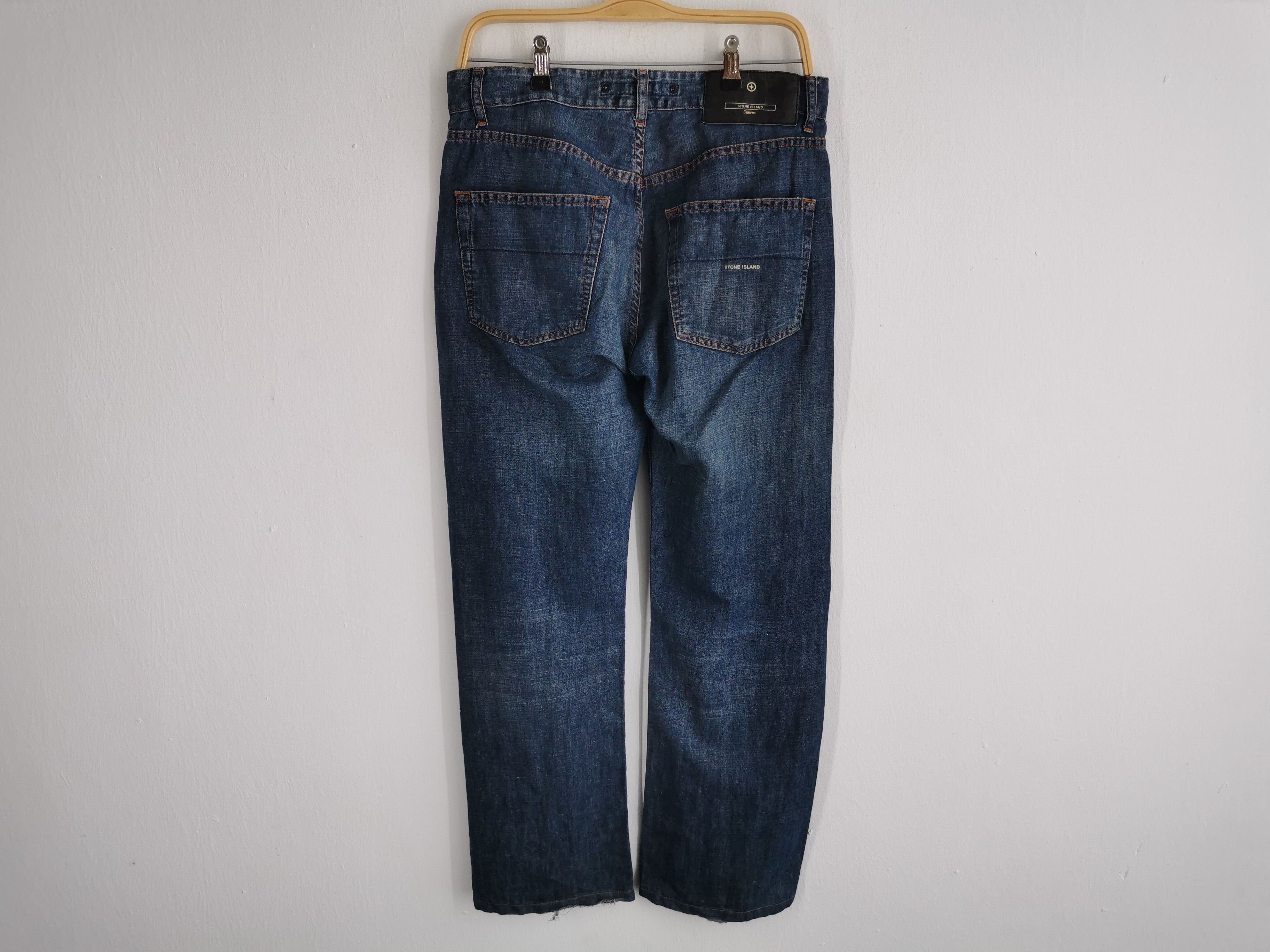 Stone Island Distressed Vintage Stone Island Denim Jeans Size 30 Size US 30 / EU 46 - 3 Thumbnail