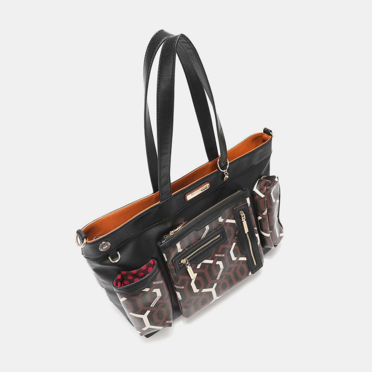 Other Nicole Lee USA Geometric Pattern Large Handbag Size ONE SIZE - 7 Thumbnail
