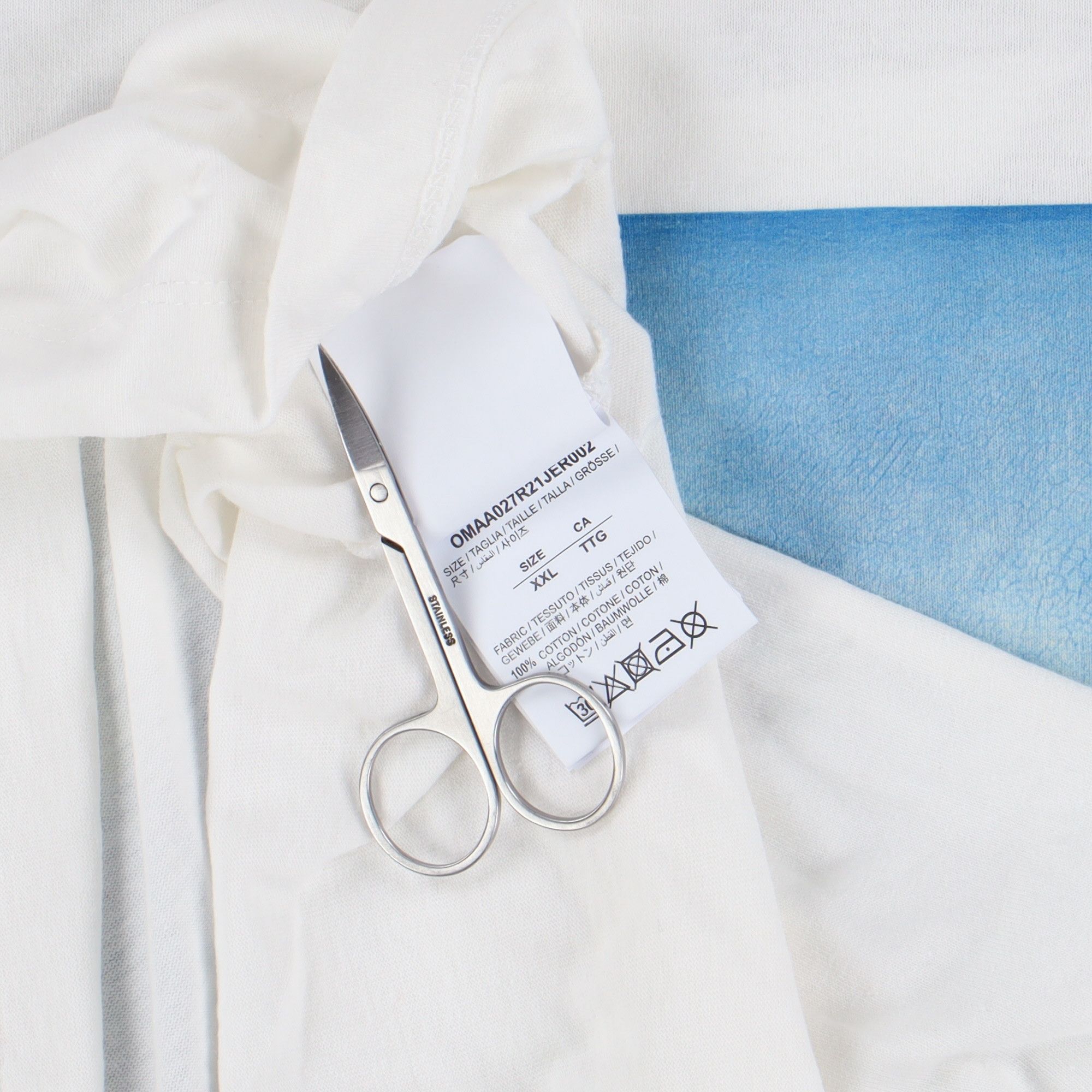 Off-White White Mona Lisa Logo T-Shirt Size US XXL / EU 58 / 5 - 7 Thumbnail