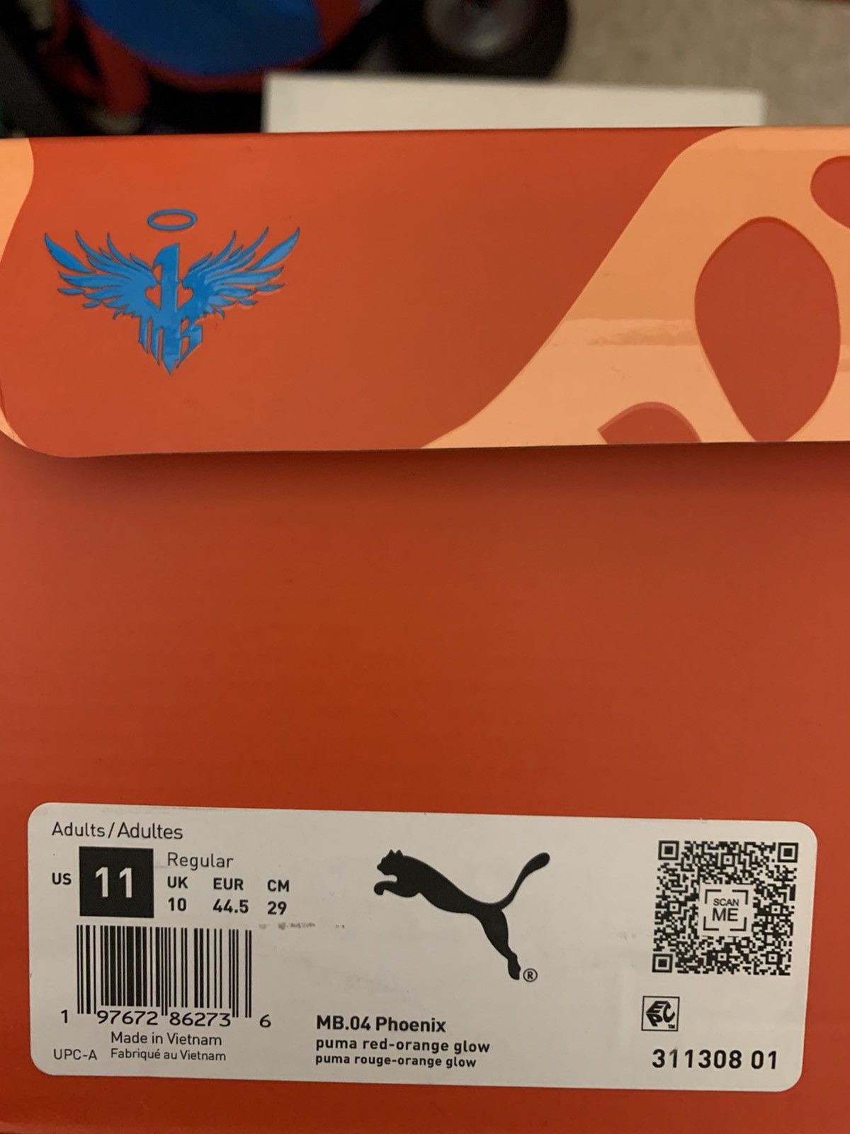 PUMA X LAMELO BALL MB.04 PHOENIX SNEAKERS