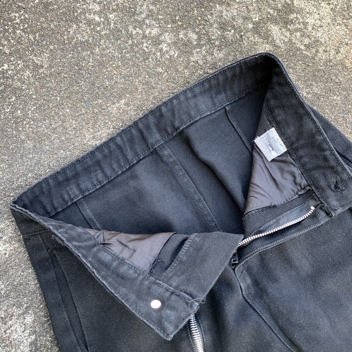 Japanese Brand MULTIZIPPER FLARE DENIM PANTS RICK OWENS STYLE Size US 30 / EU 46 - 11 Thumbnail