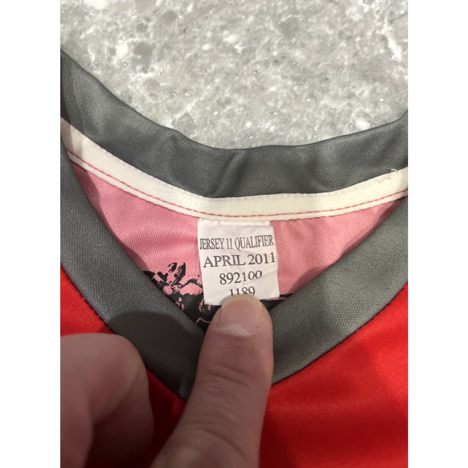 Vintage Moose Racing Jersey Shirt Men’s 2XL Long Sleeve V-Neck Red USA Motocross Qualifying Activewear T-Shirt Size US XXL / EU 58 / 5 - 4 Thumbnail