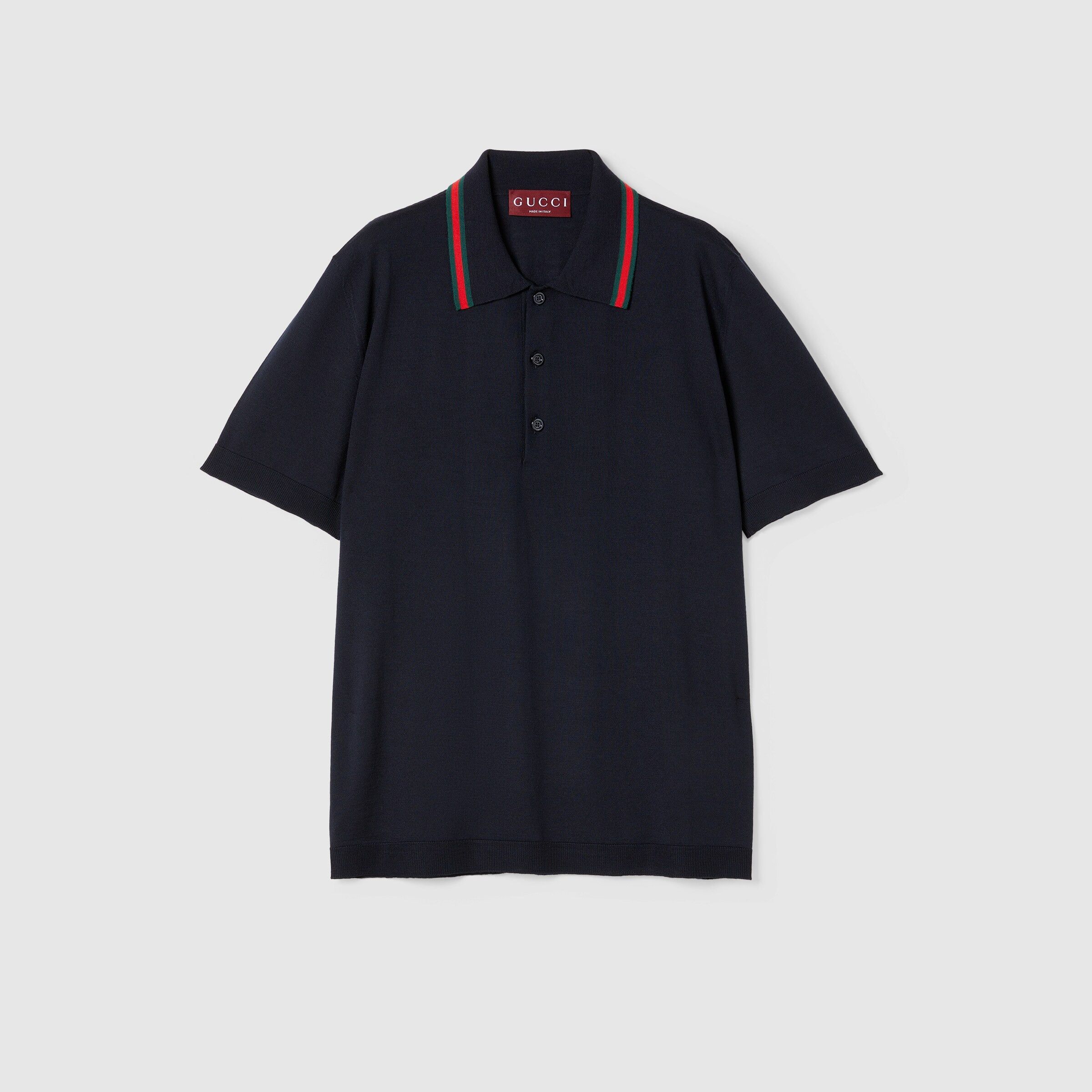 Gucci Gucci Navy GG Monogram Polo Shirt Size M | Grailed