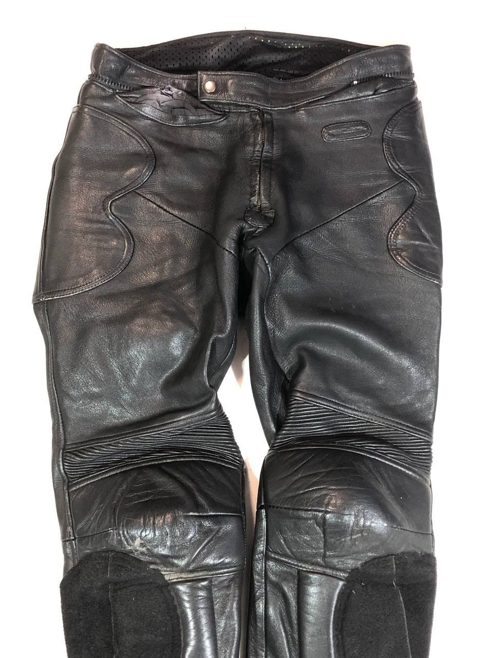 Hein Gericke × Leather Hein Gericke Leather Moto Biker Pants Vintage Size US 35 - 5 Thumbnail