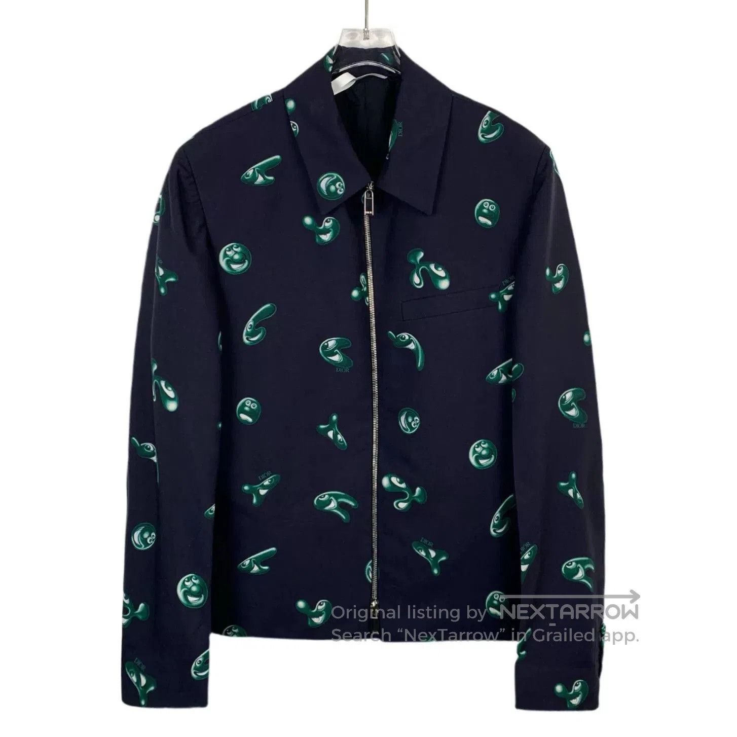 Dior Dior x Kenny Logo Wool Zip Jacket. Size US S / EU 44-46 / 1 - 1 Thumbnail