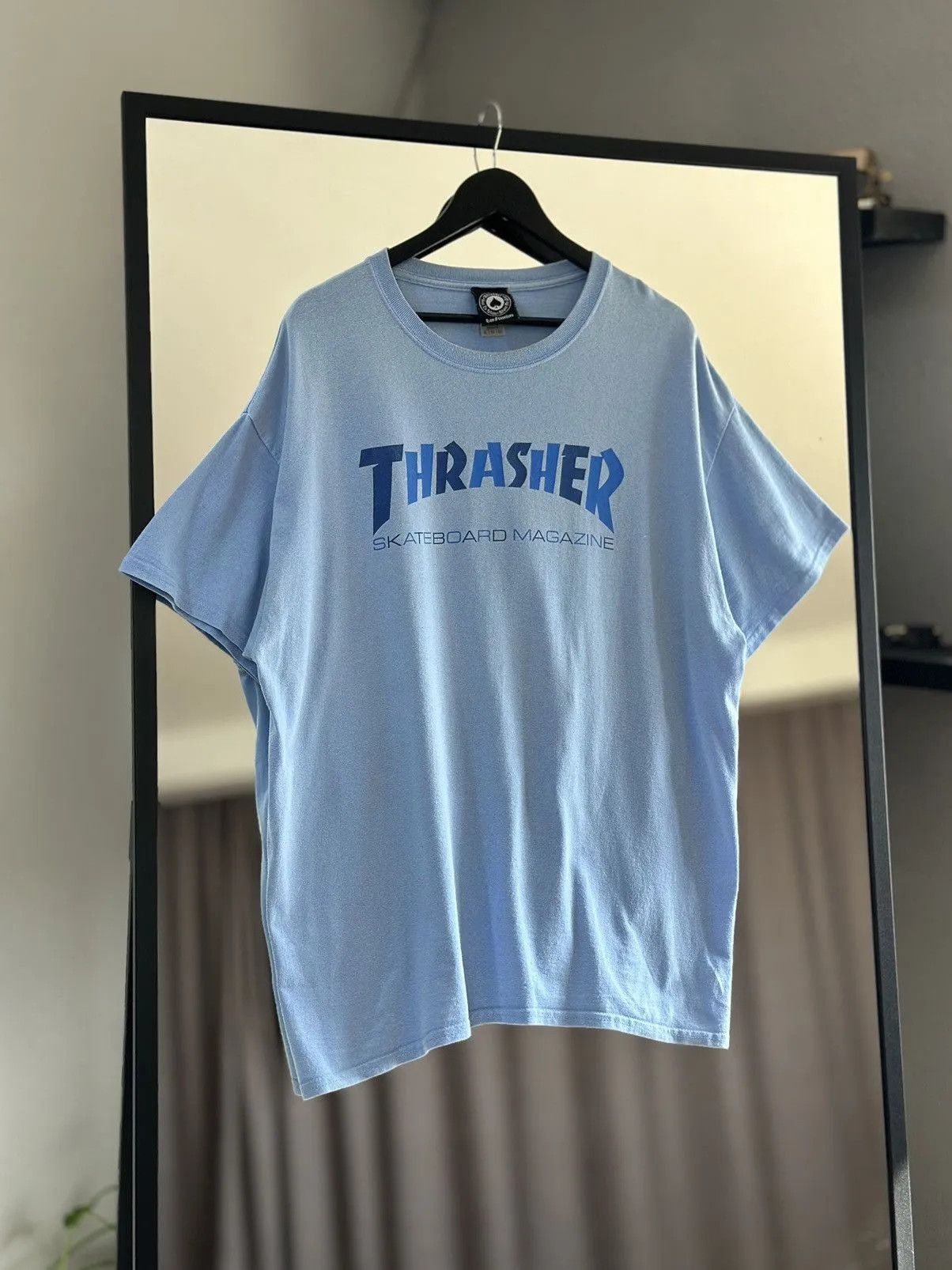 Thrasher Vintage Thrasher T-shirt Sk8 Stussy style Faded Y2K USA Size US XL / EU 56 / 4 - 4 Thumbnail