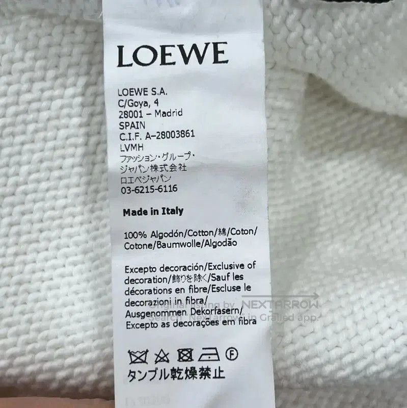 Loewe Loewe White Cotton Long Sleeve Sweatshirt . Size XS / US 0-2 / IT 36-38 - 7 Thumbnail