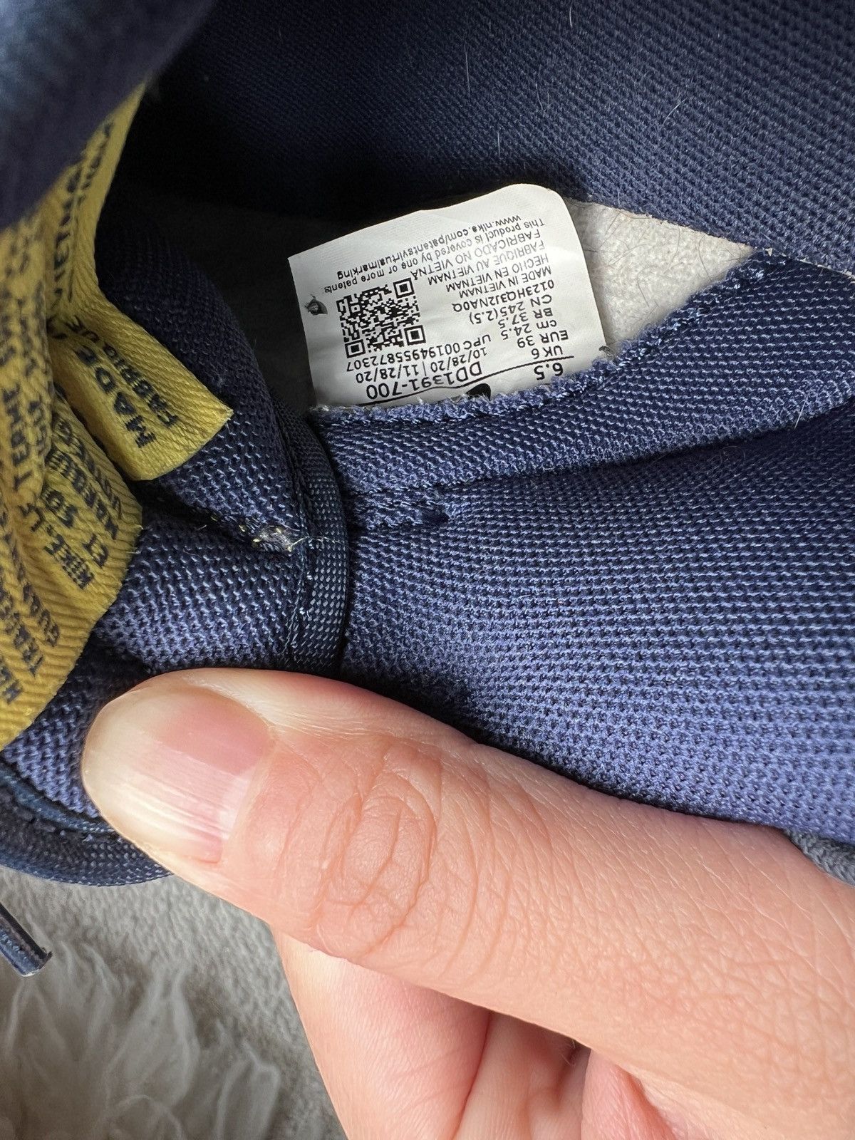 Nike Nike Dunk Low Michigan Size US 6.5 / EU 39-40 - 6 Thumbnail