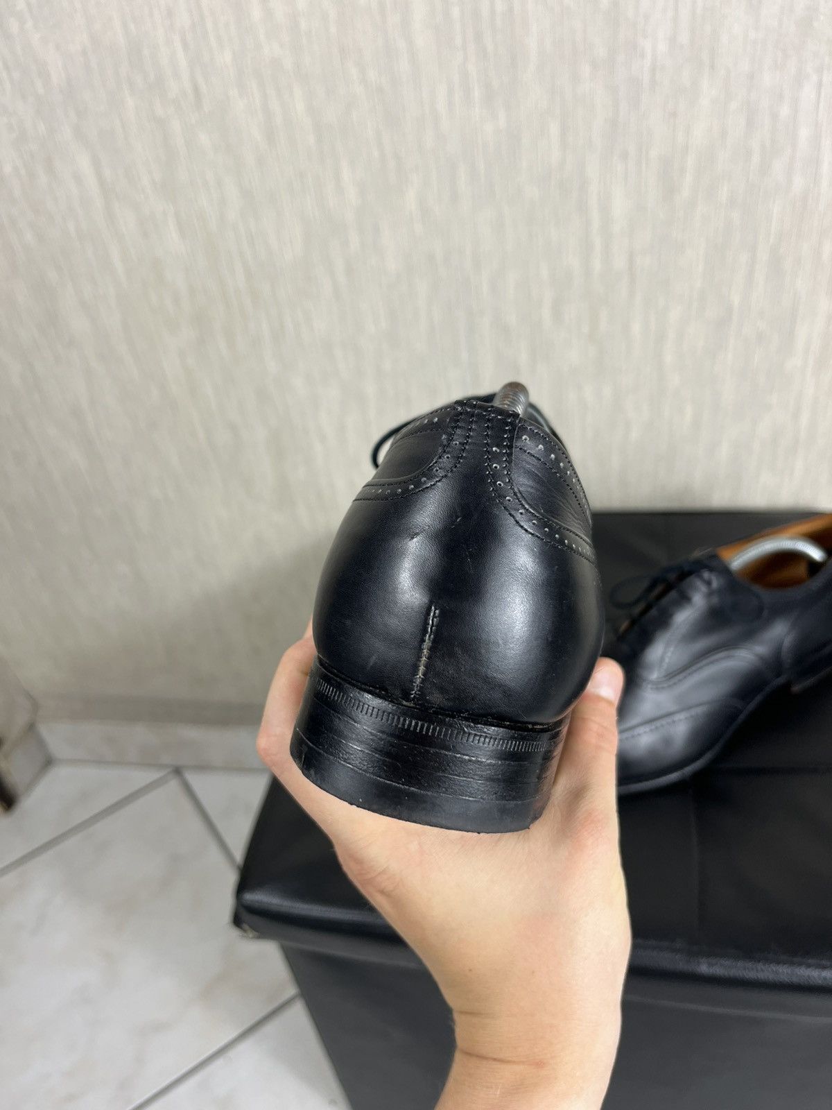 Church's × Vintage Vintage Church’s oxford brogues bordeaux leather shoes Size US 11.5 / EU 44-45 - 11 Thumbnail