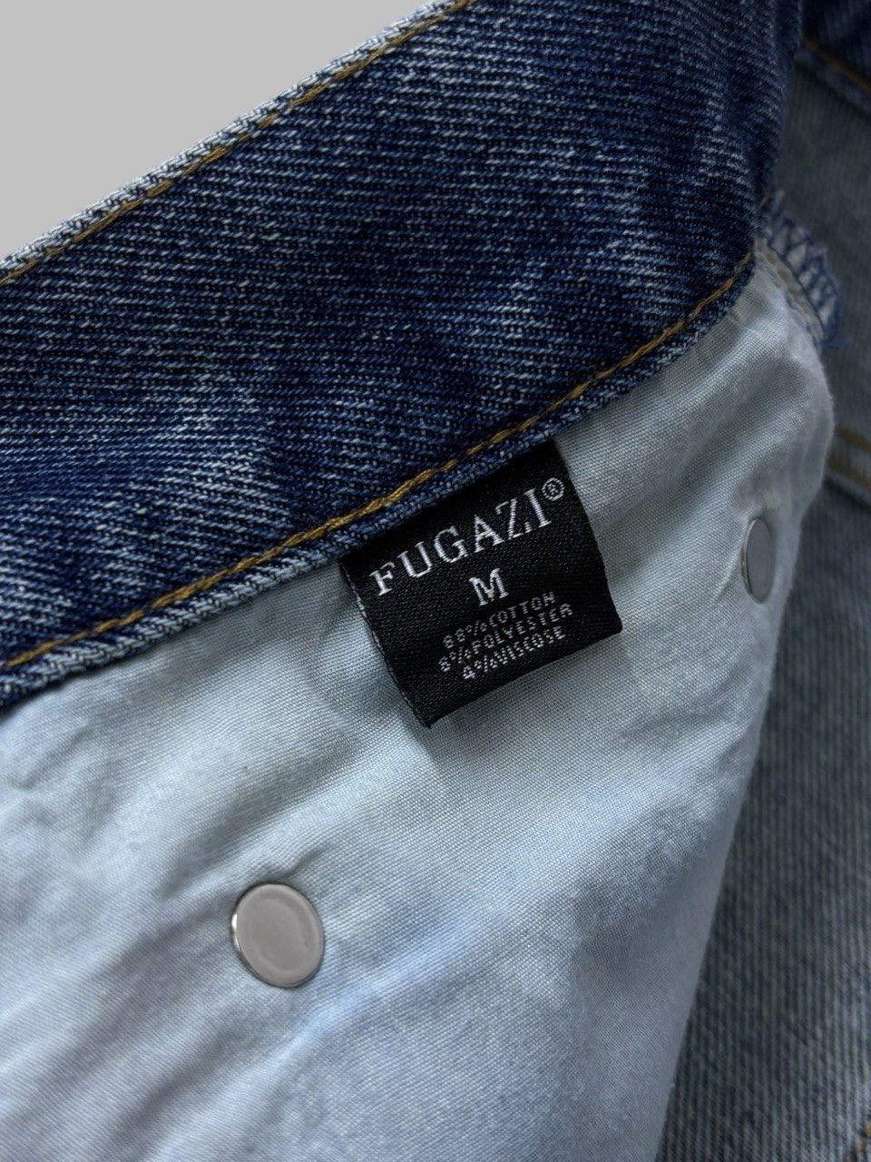 Fugazi Fugazi Chain Splatter Jeans Dark Washed Size US 32 / EU 48 - 17 Thumbnail