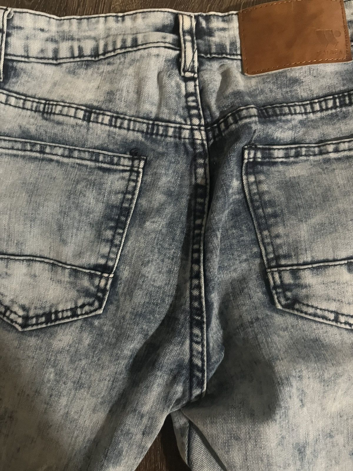 Waimea Blue Distressed Skinny Jeans With Holes size 28 in men Size US 28 / EU 44 - 5 Thumbnail