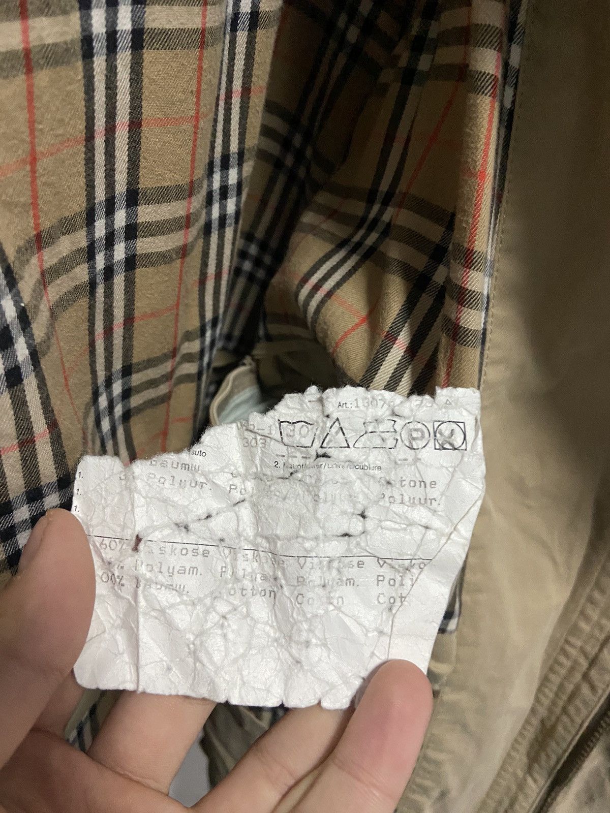 Burberry × Vintage Burberry Vintage Nova Check Jacket Logo Casuals Luxury Size US M / EU 48-50 / 2 - 8 Thumbnail