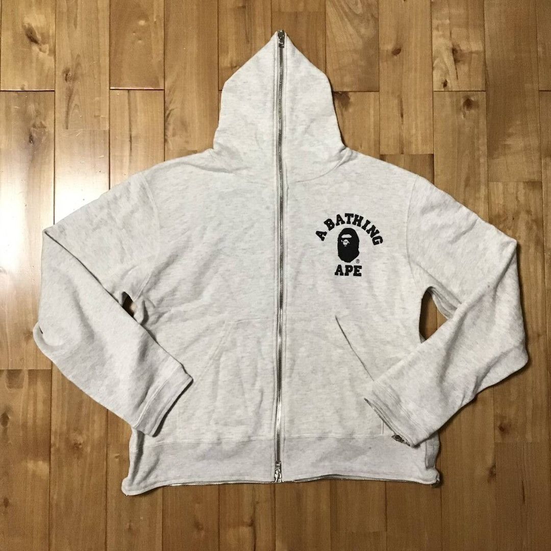 Bape 🔥Vintage🔥 BAPE College Logo Full Zip Hoodie Shoulder Bag Size US XS / EU 42 / 0 - 2 Thumbnail