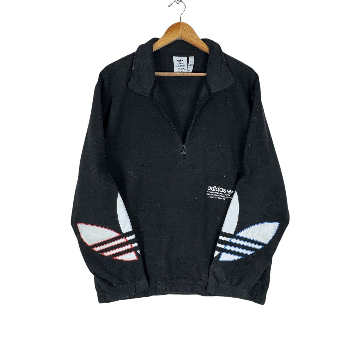 Adidas 🌟ADIDAS PRIME BLUE HALF ZIP FLEECE SWEATER Size US L / EU 52-54 / 3 - 1 Thumbnail