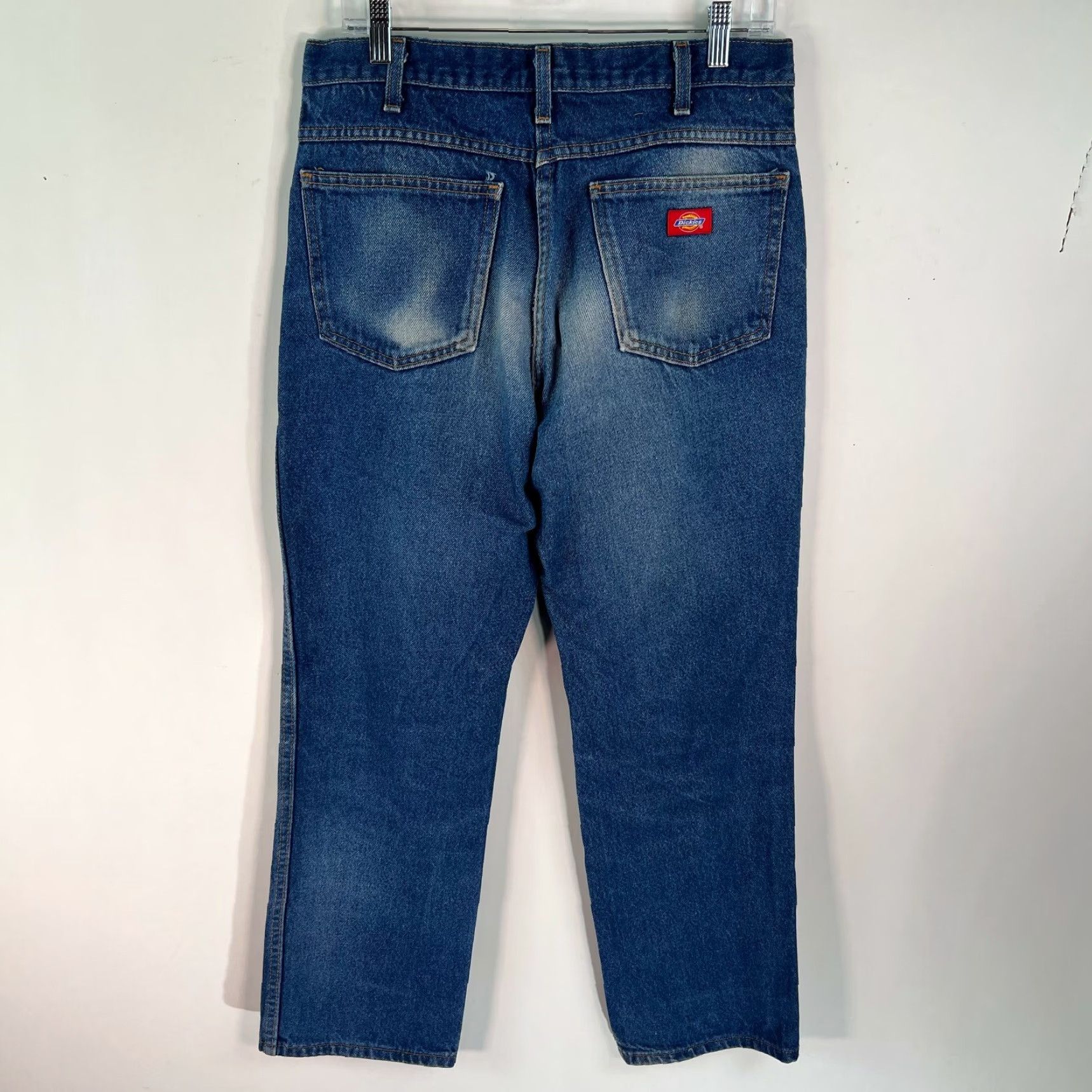 Dickies Dickies Men's Straight Leg Jeans Size 34X30 - Blue Denim, Mid Rise, Regular Fit, Classic Style Size US 32 / EU 48 - 2 Thumbnail