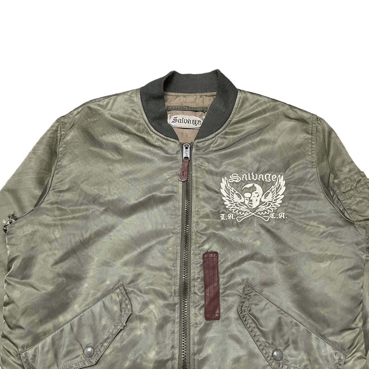Salvage Vintage Salvage x Alpha Skulls Bomber Jacket Style Size US L / EU 52-54 / 3 - 5 Thumbnail