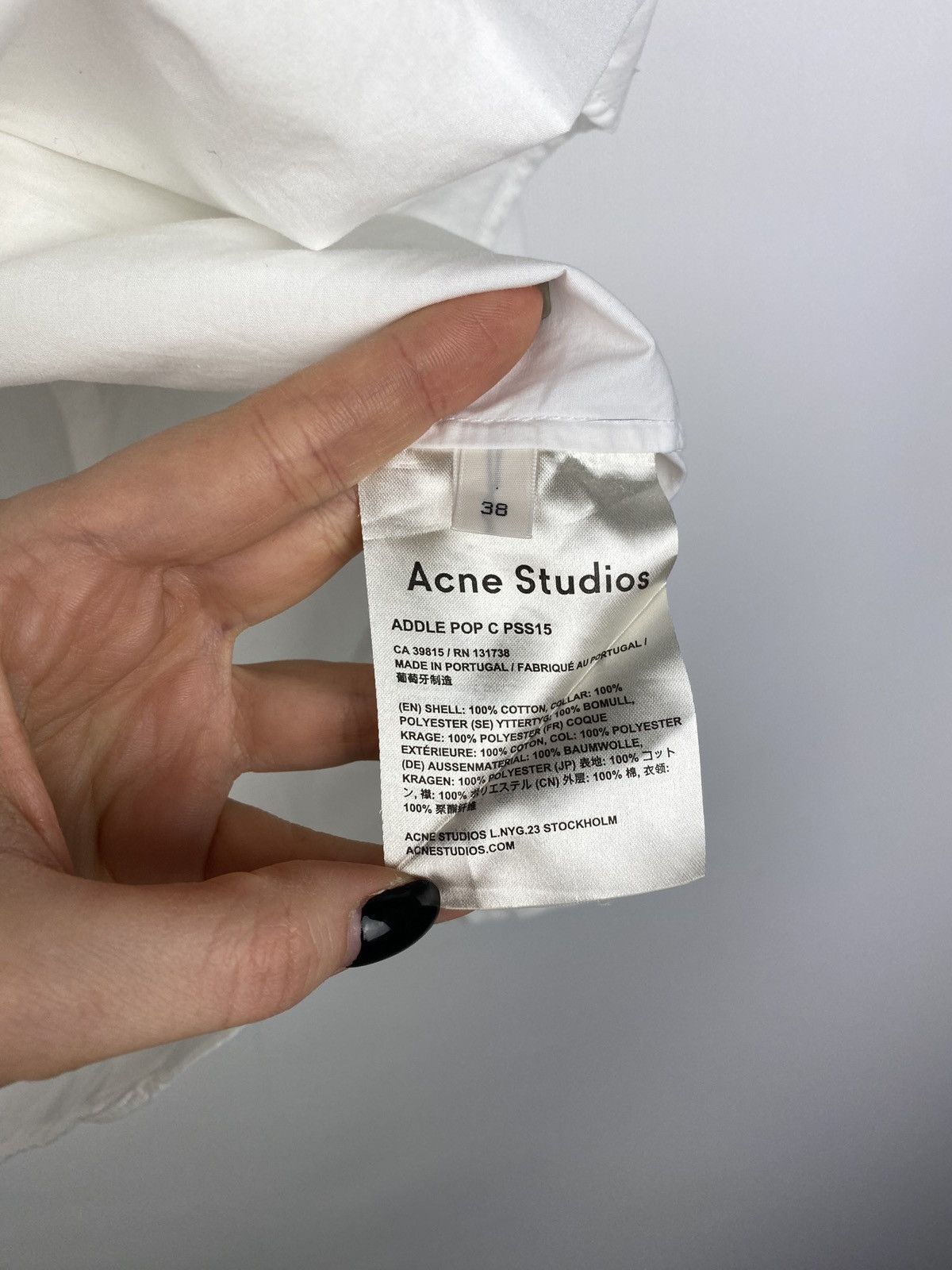 Acne Studios Acne Studios Addle Pop C PSS15 ladies blouse shirt size 38 Size XS / US 0-2 / IT 36-38 - 11 Thumbnail