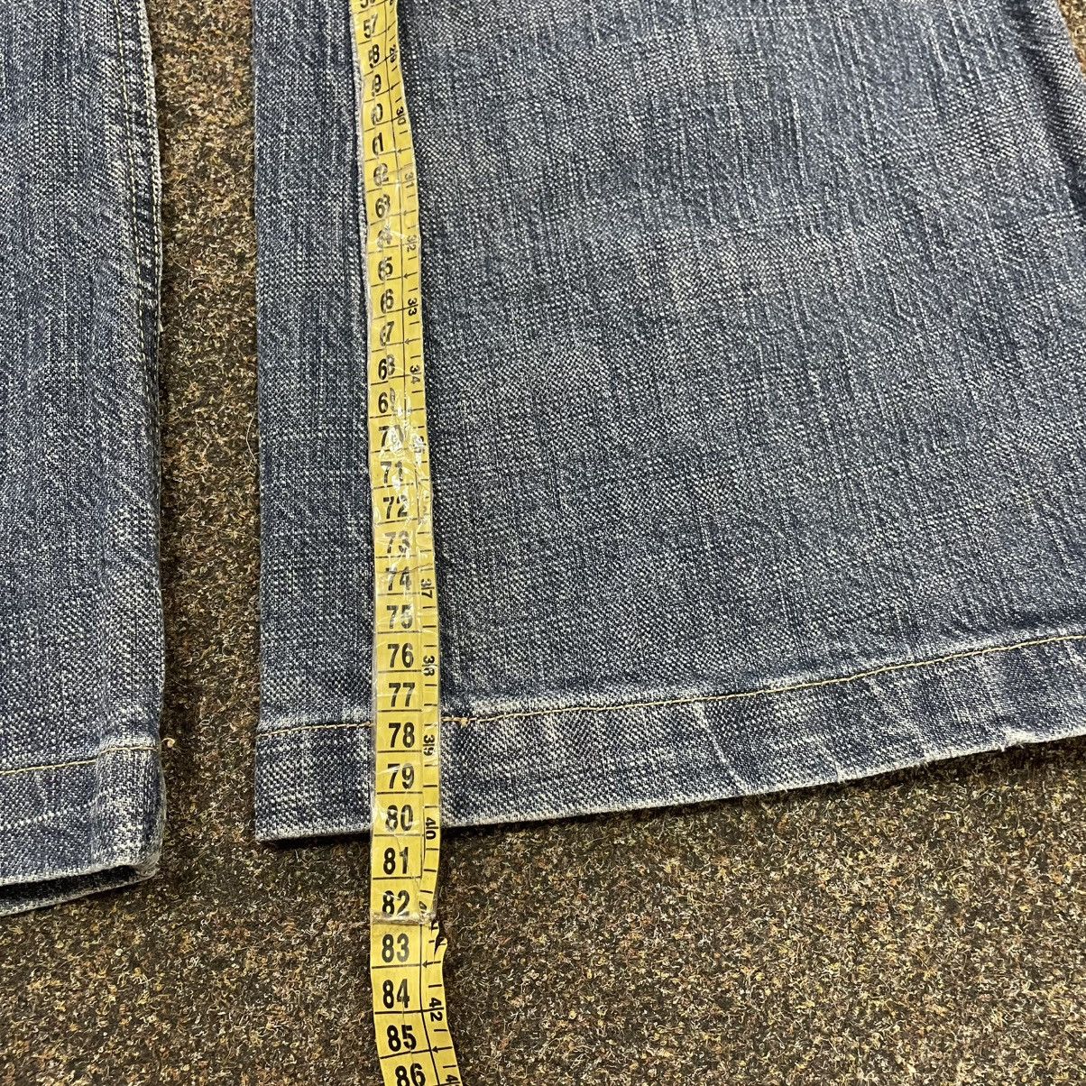 Vintage Vintage 90s Y2K Baggy Flared Jeans Skate Grunge Washed 32 Size 32" / US 10 / IT 46 - 7 Thumbnail