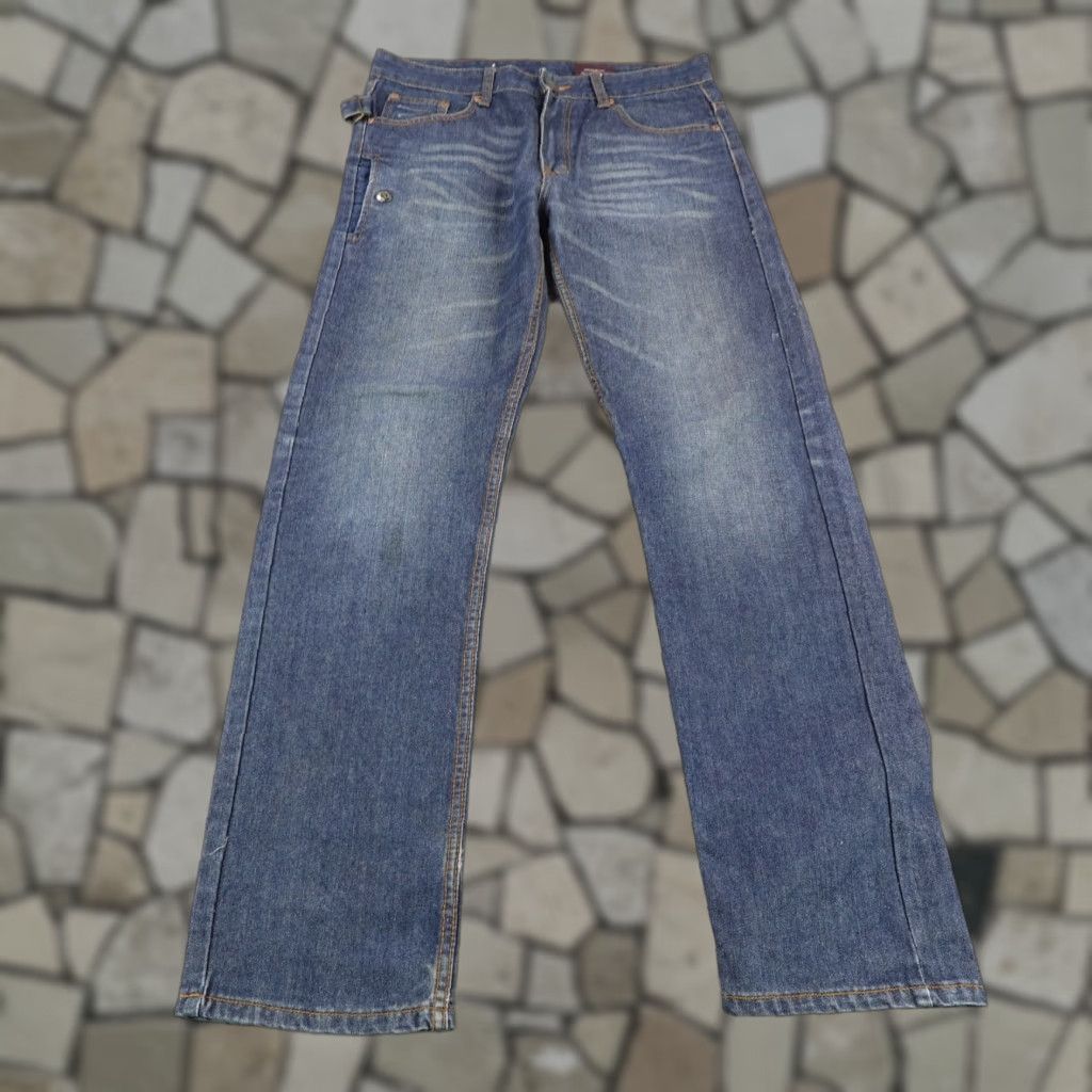 Levi's VINTAGE Levi's Jeans Men's 33 Blue Denim Straight Fit 1980s Pants Size US 33 - 1 Thumbnail