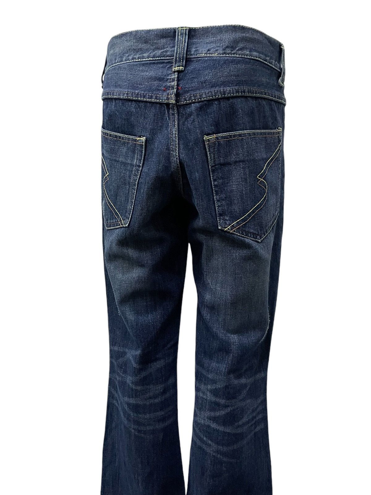 Japanese Brand × PPFM × semanticdesign Semantic Design Poems Paint splatter Flared Denim Pants Size US 31 - 7 Thumbnail