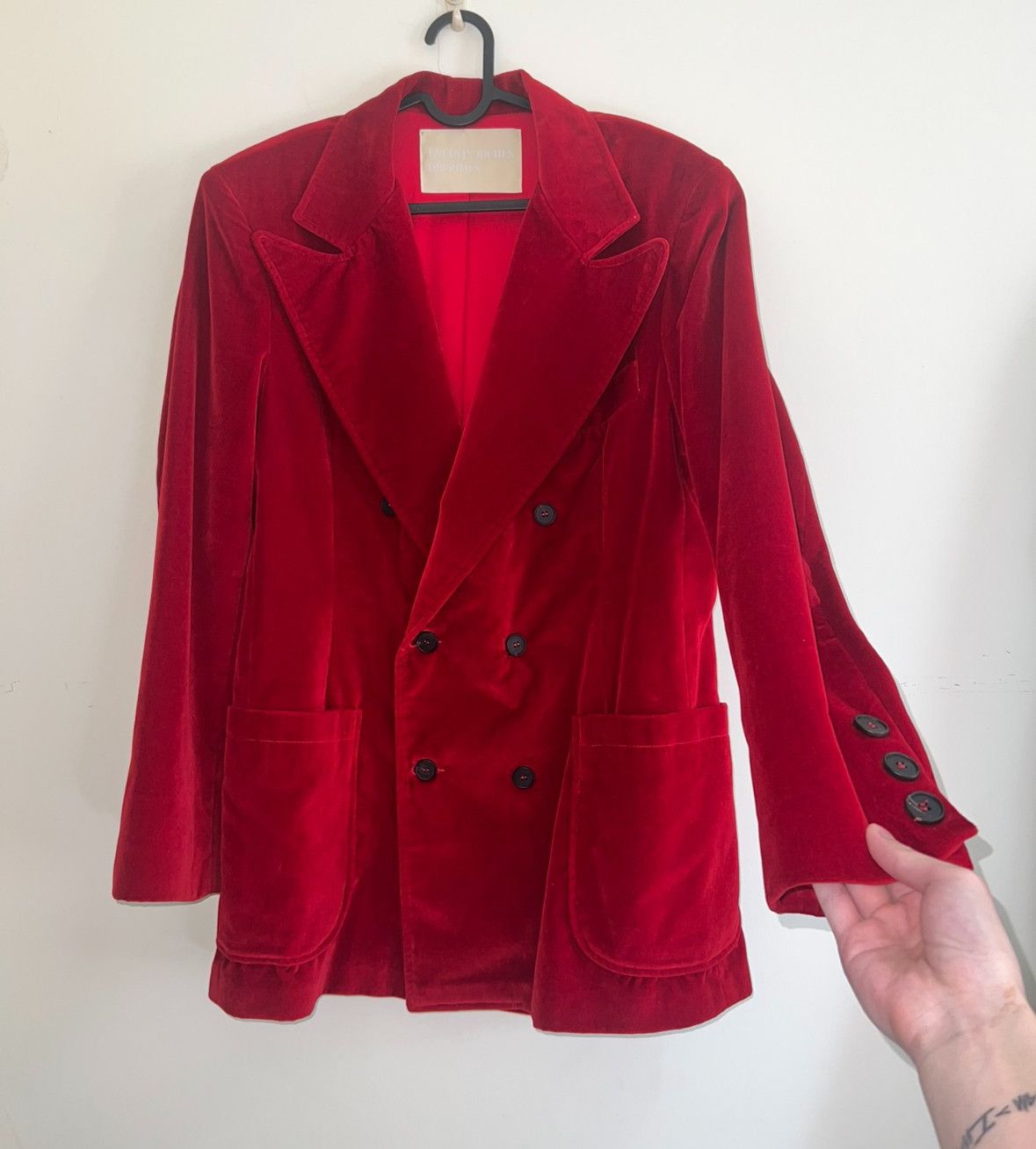 Enfants Riches Deprimes Enfants Riches Deprimes Red Velvet Suit Size US L / EU 52-54 / 3 - 1 Thumbnail