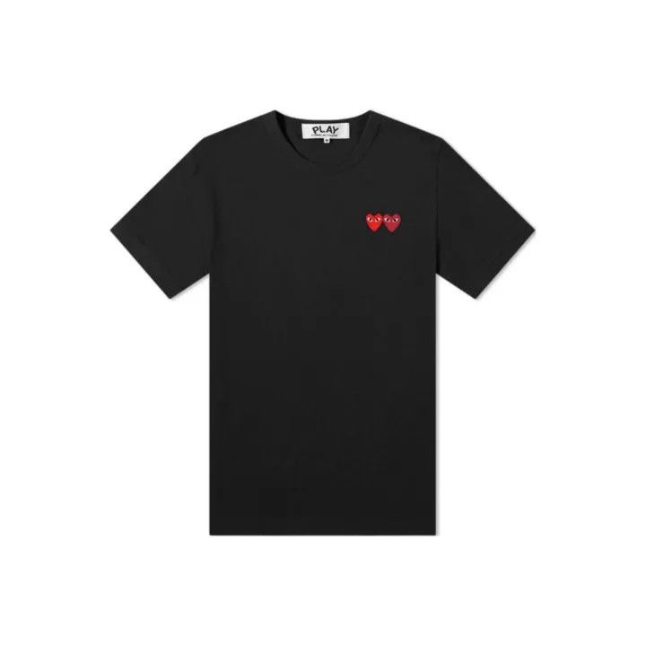 Comme des Garcons Comme des Garçons Black Embroidered T-Shirt 0079 Size US XXL / EU 58 / 5 - 1 Thumbnail