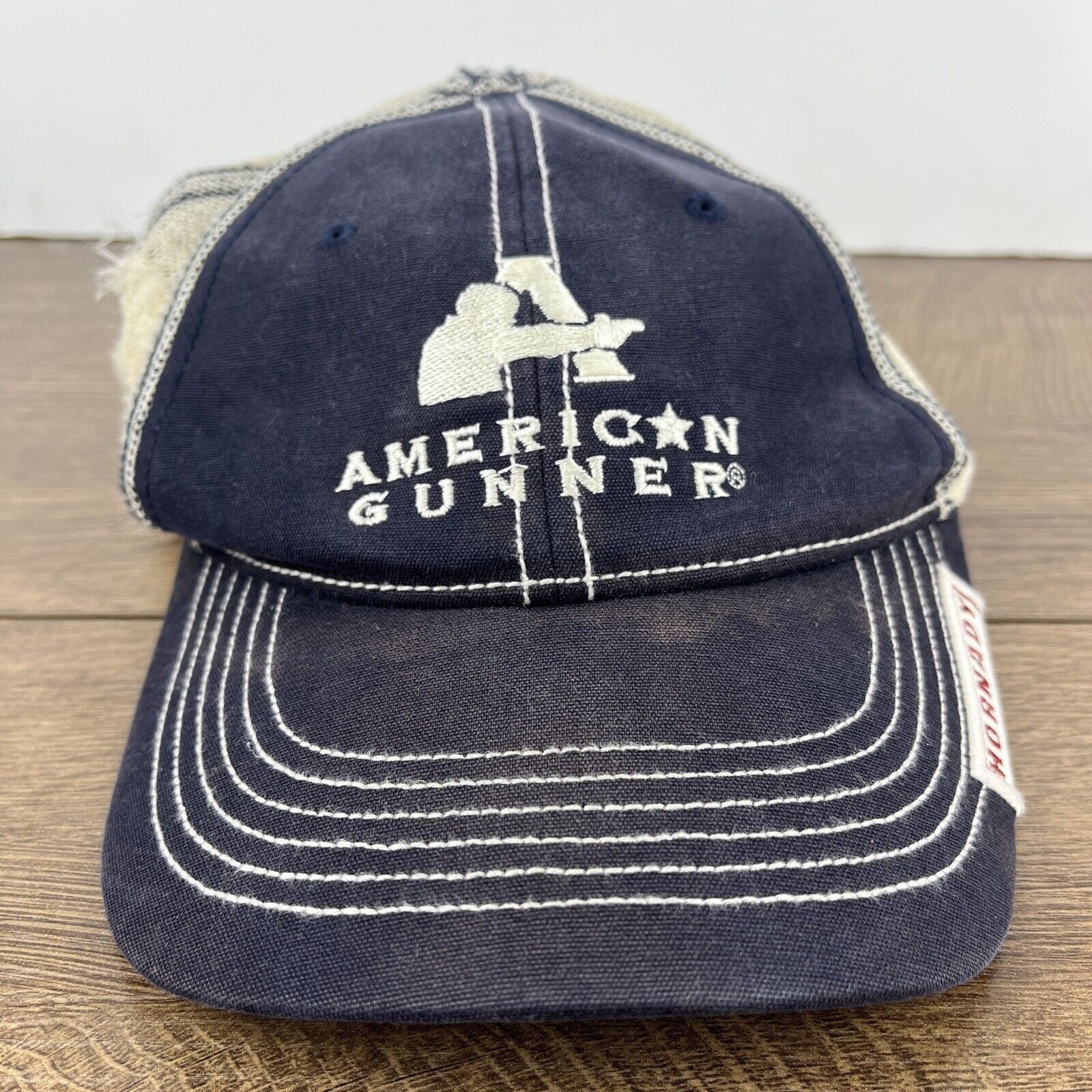 Other American Gunner Hat Blue Hat Adjustable Adult Size Hat Cap Size ONE SIZE - 4 Thumbnail
