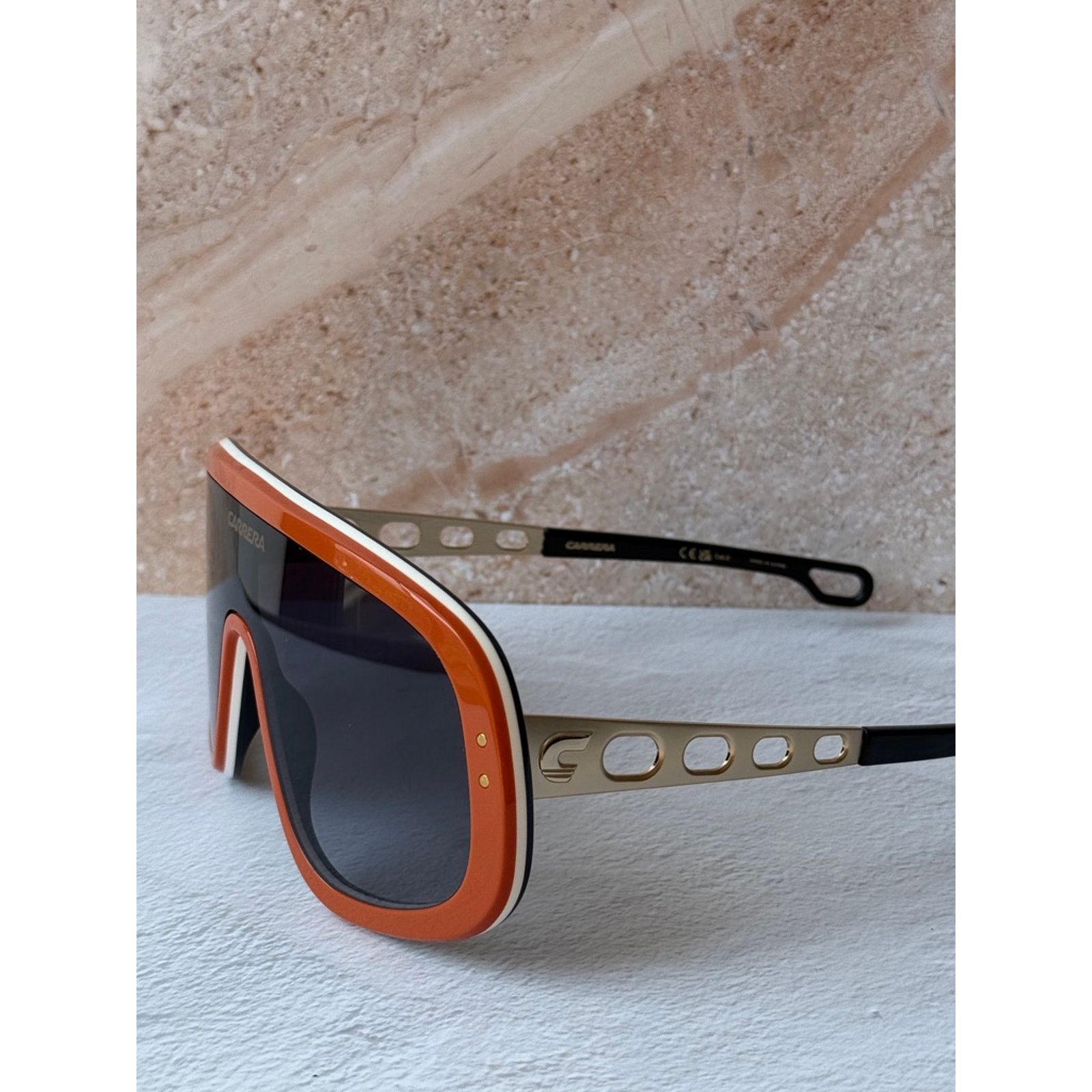 Carrera NEW Carrera Flaglab 17 Mask Shield Sunglasses Orange Size ONE SIZE - 6 Thumbnail