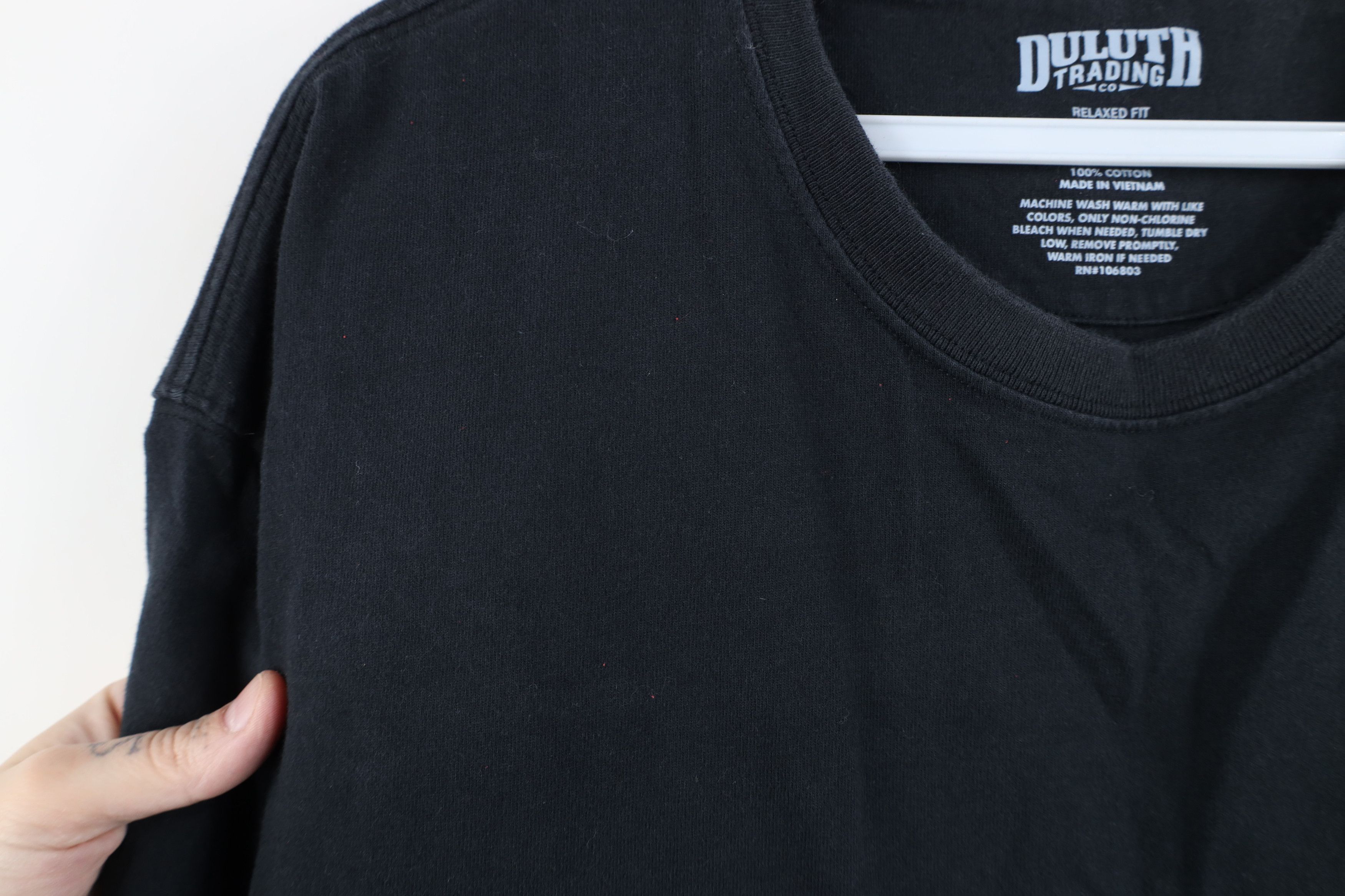Duluth Trading Company Duluth Trading Co Relaxed Fit Heavy Cotton T-Shirt Black Size US L / EU 52-54 / 3 - 5 Thumbnail