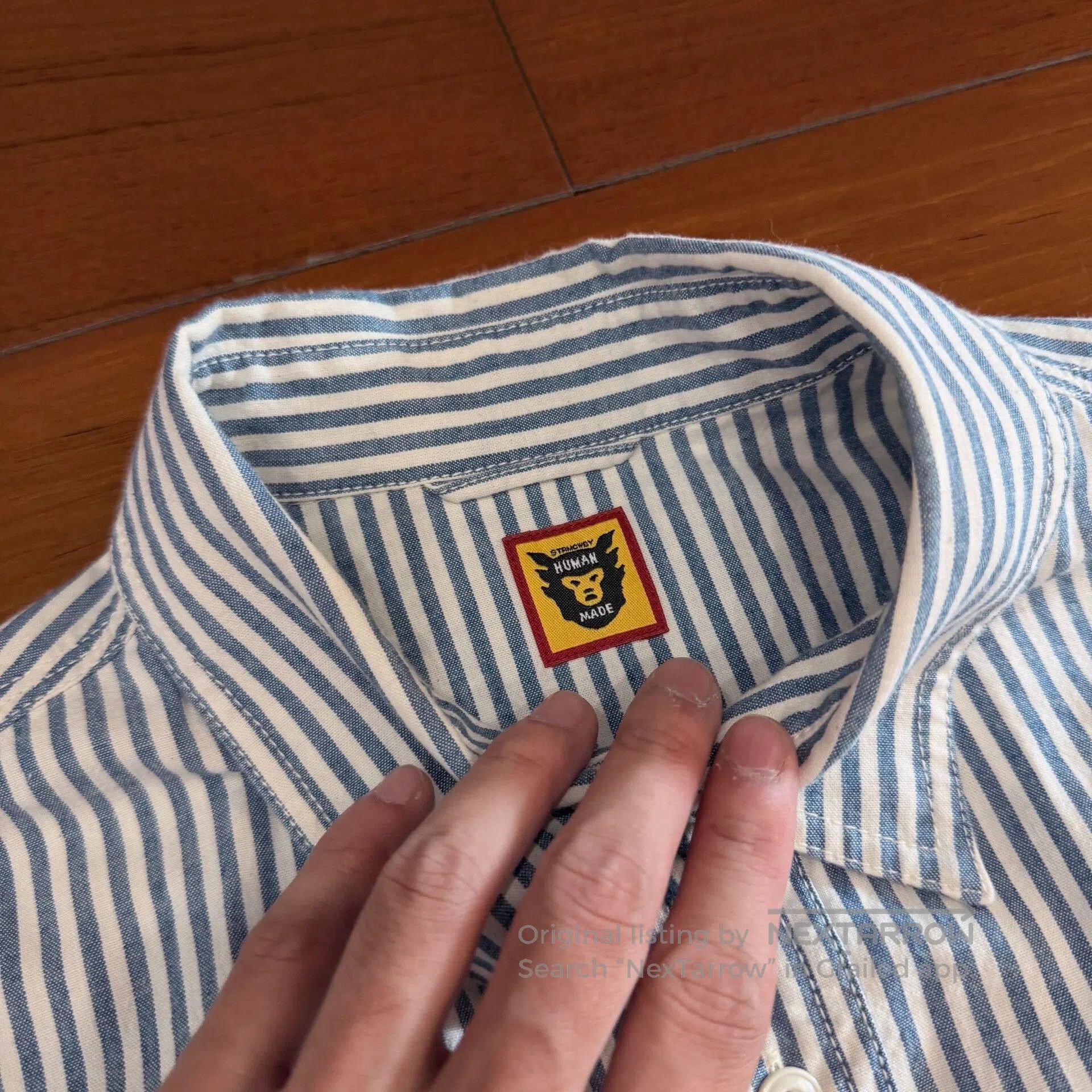 Human Made Human Made Single Pocket Stripe Shirt. Size US M / EU 48-50 / 2 - 4 Thumbnail