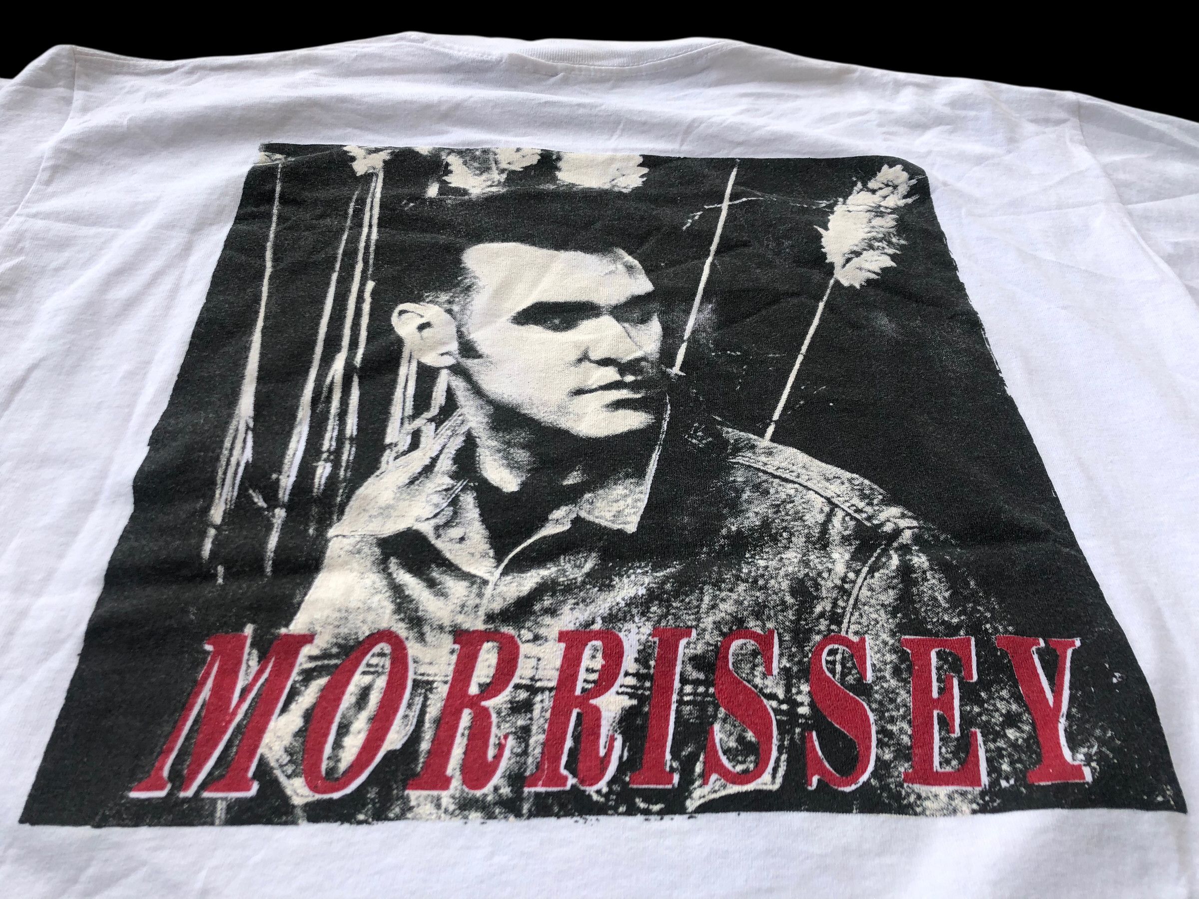 Vintage 🔥Vintage MORRISSEY The Smiths Tour New Wave Band T-Shirt Size US XL / EU 56 / 4 - 8 Thumbnail
