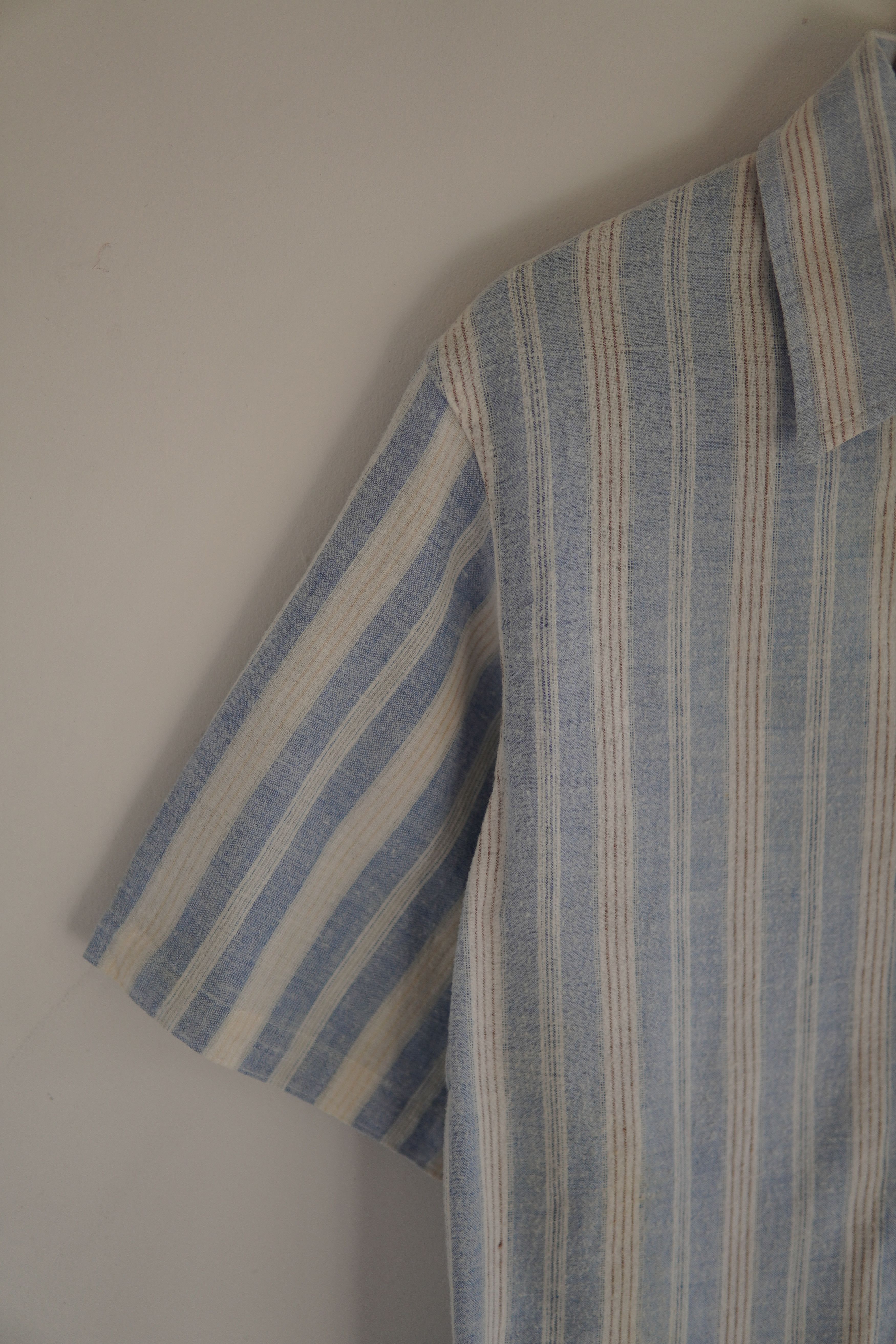 Vintage Vintage 60s Stripped Short Sleeve Shirt Size US M / EU 48-50 / 2 - 4 Thumbnail