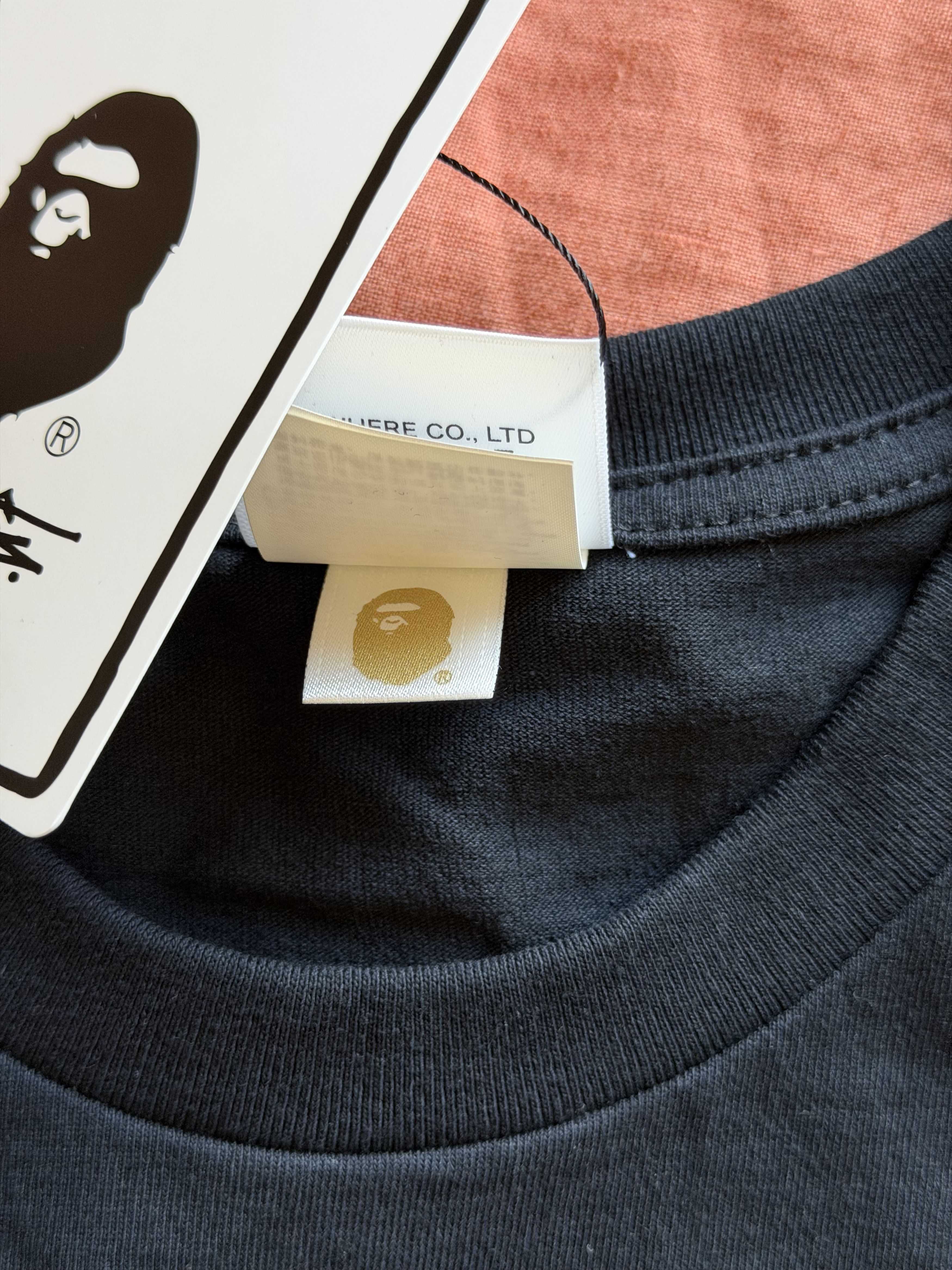 Bape Joshua Vides Bape College Logo Long Sleeve Tee in Black Size US L / EU 52-54 / 3 - 6 Thumbnail