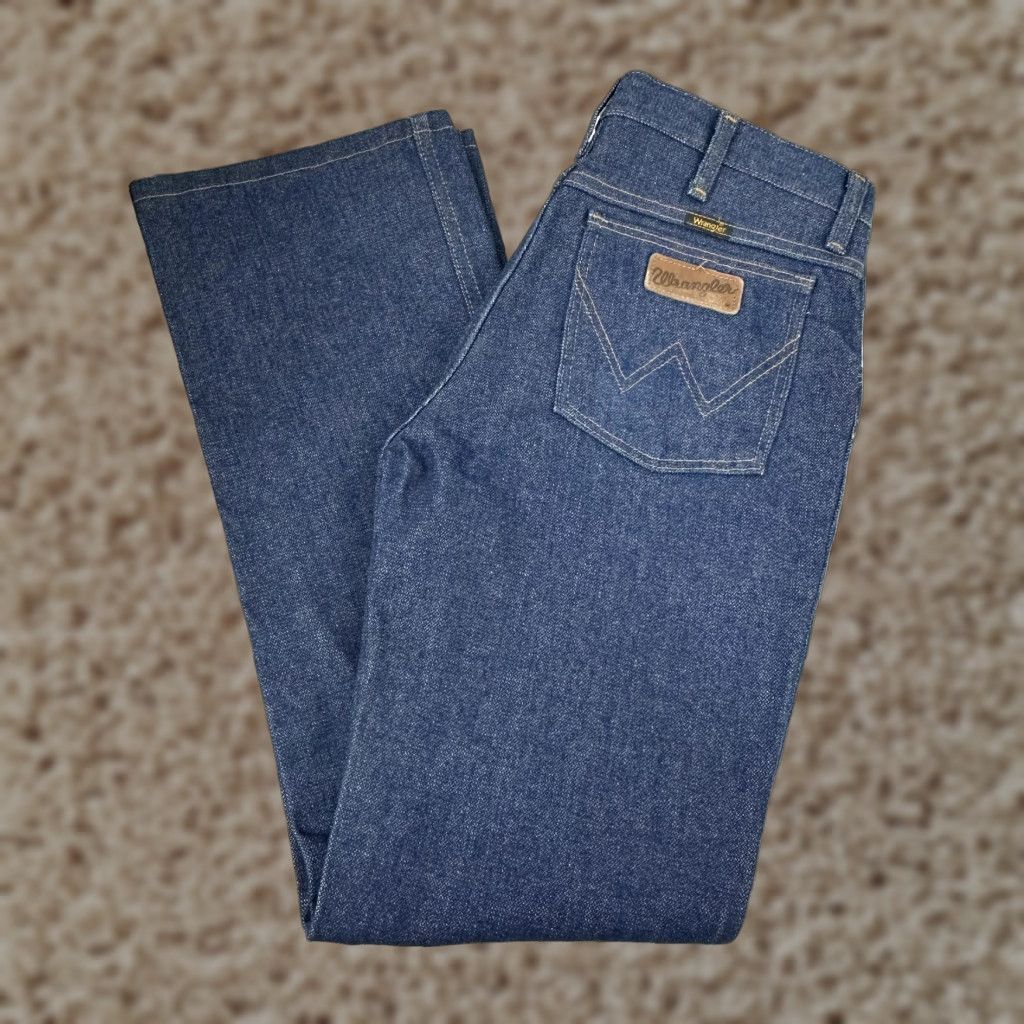 Wrangler Premium Wrangler Cowboy Cut Dark Wash Western Rodeo Jeans ...