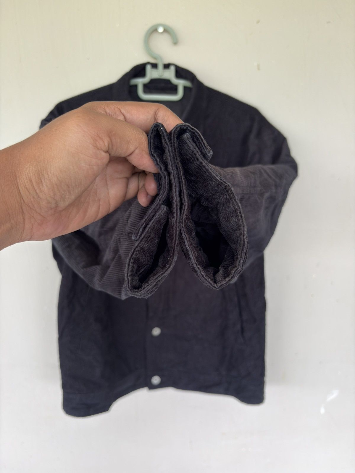 Japanese Brand Compass Black Corduroy Jacket Button-Up Size US XXL / EU 58 / 5 - 8 Thumbnail