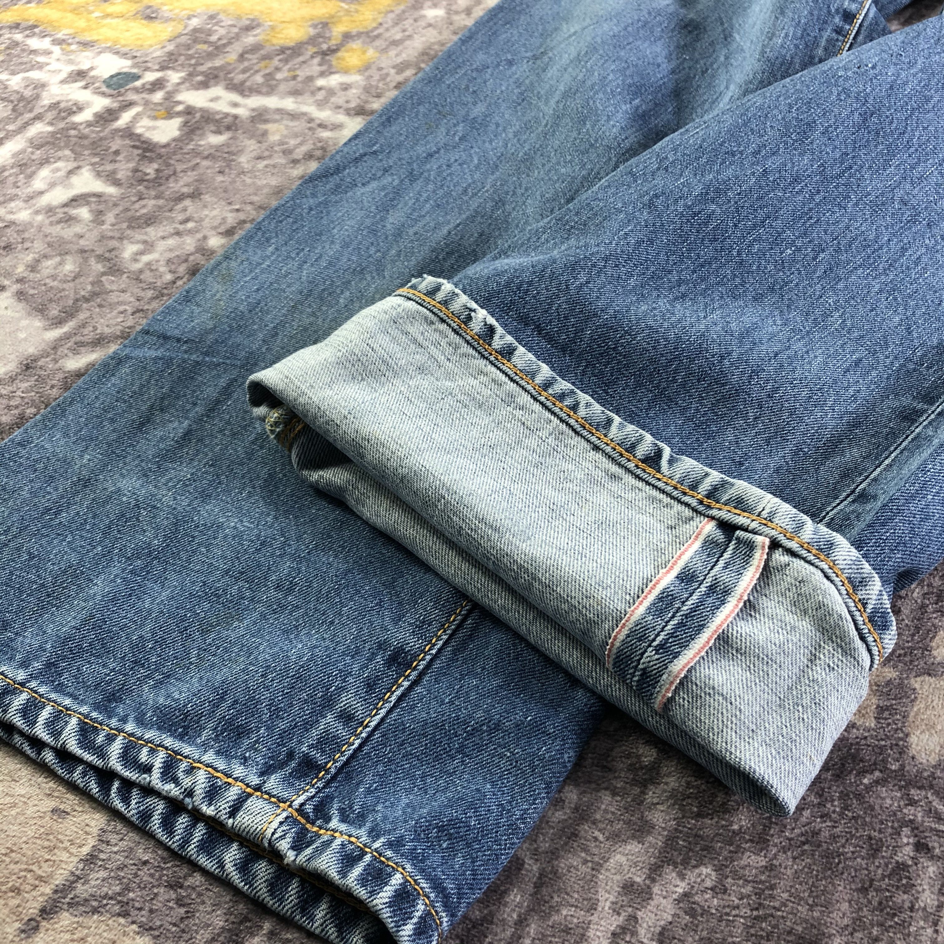 Edwin Vintage Blue Wash Edwin 505 Selvedge Jeans-JM3659 Size US 31 - 6 Thumbnail