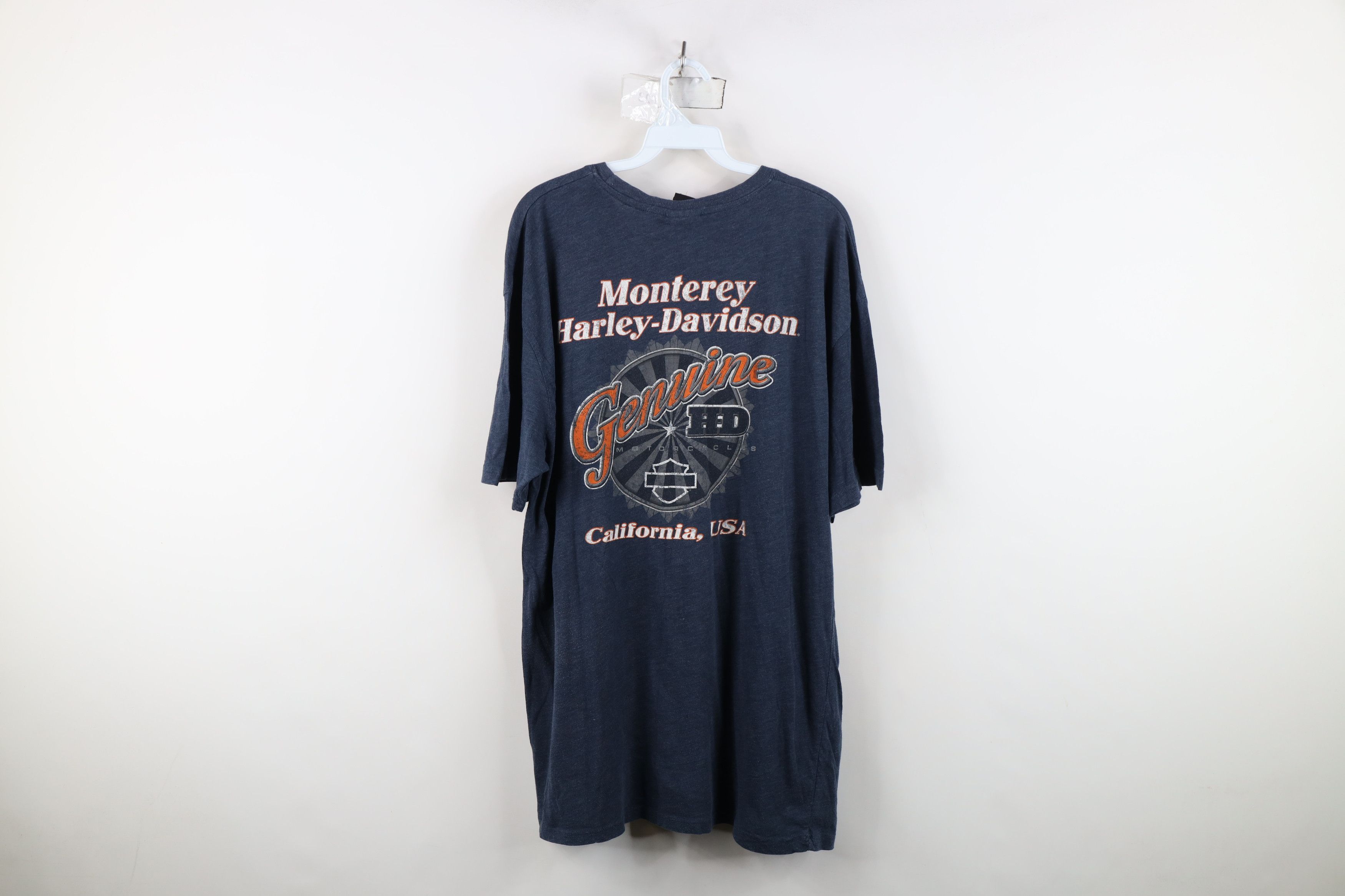 Harley Davidson Vintage Y2K Harley Davidson Jersey Knit Short Sleeve T-Shirt Size US XL / EU 56 / 4 - 12 Thumbnail