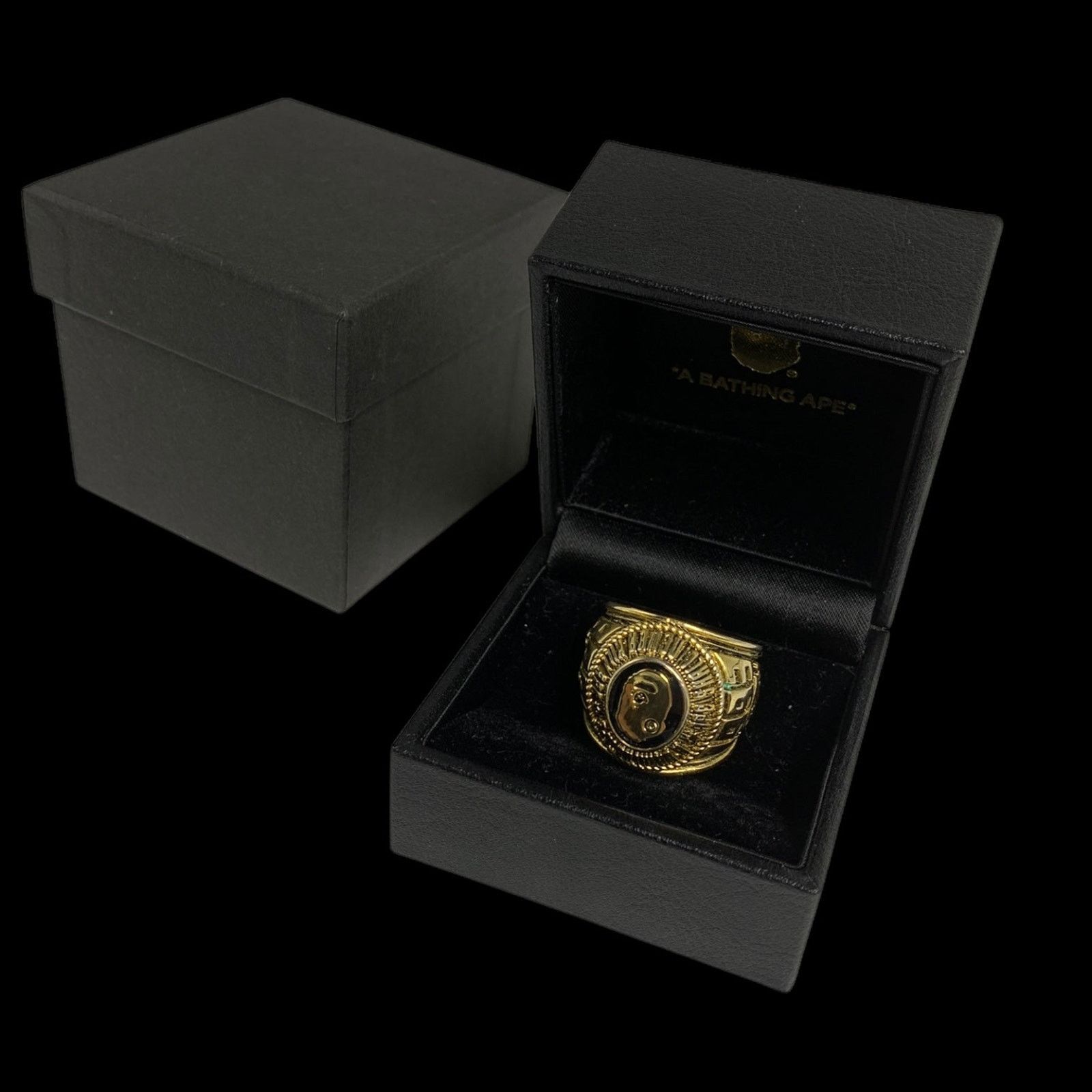 Bape OG Ape Head College Ring (Gold) | JP22 / 10.5 Size ONE SIZE - 6 Thumbnail