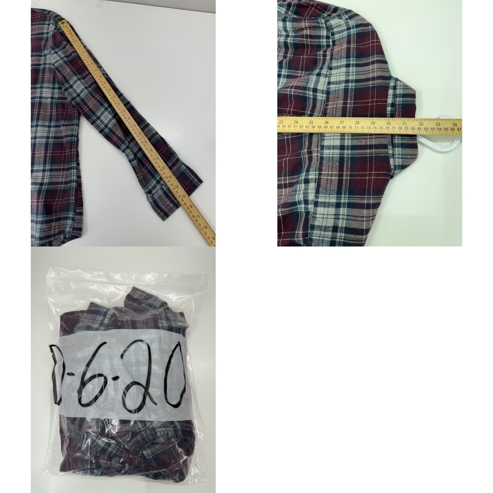 Chaps VINTAGE Chaps Mens Flannel Shirt XL Plaid Maroon Long Sleeve Button Up Size US XL / EU 56 / 4 - 8 Thumbnail
