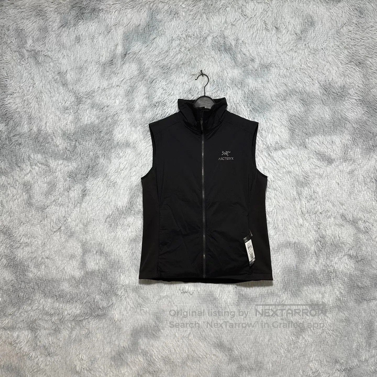 arcteryx atom vest black size large.